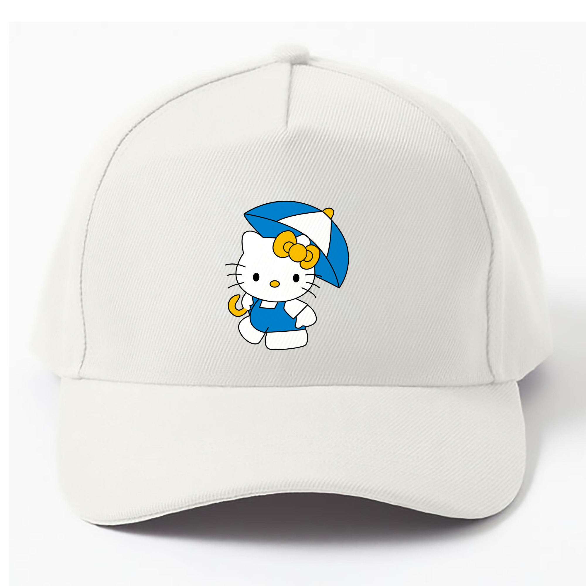 （画像用） Hello Kitty ハローキティ ベースボールキャップ 綿100％ 男女兼用 帽子 スポーツ