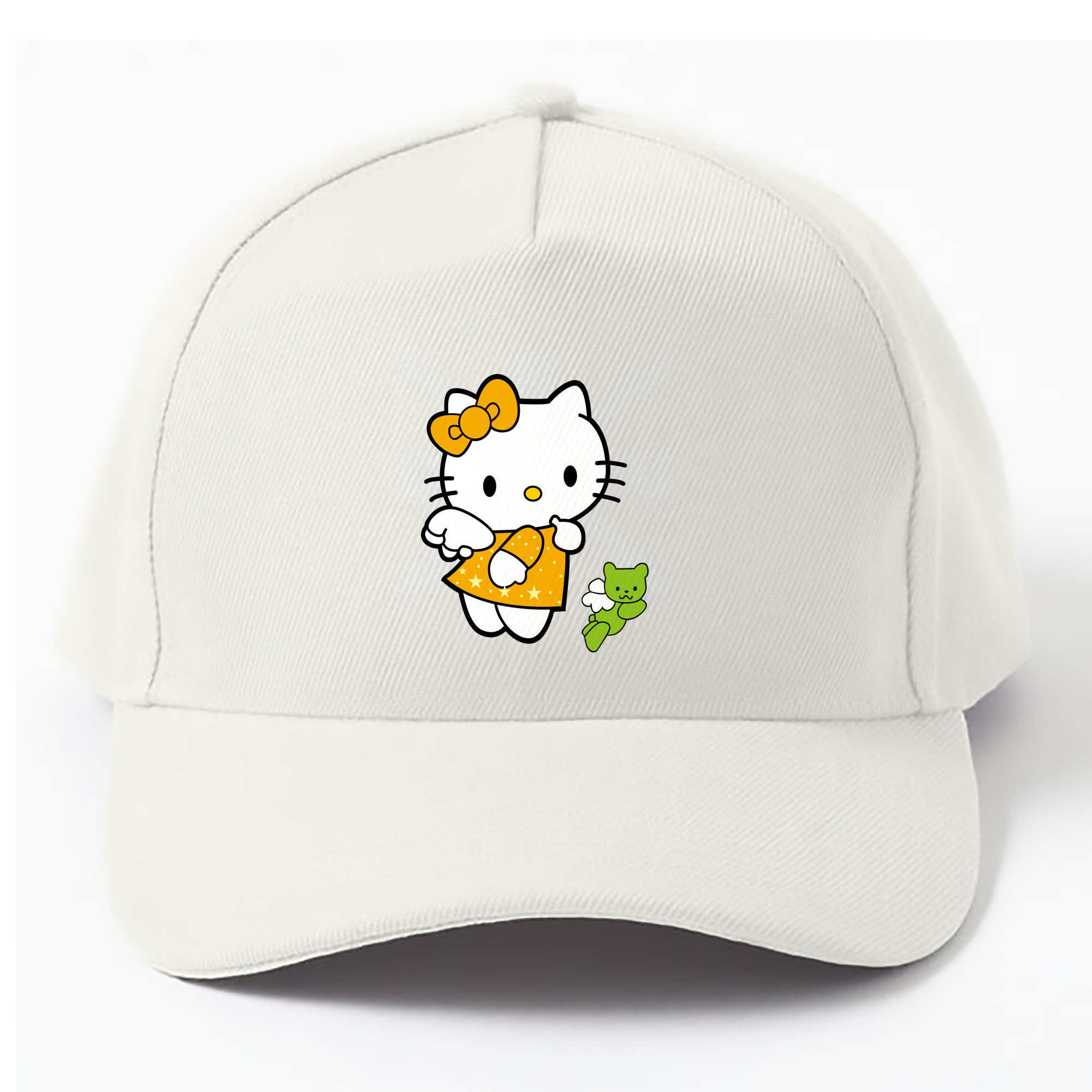 （画像用） Hello Kitty ハローキティ ベースボールキャップ 綿100％ 男女兼用 帽子 スポーツ