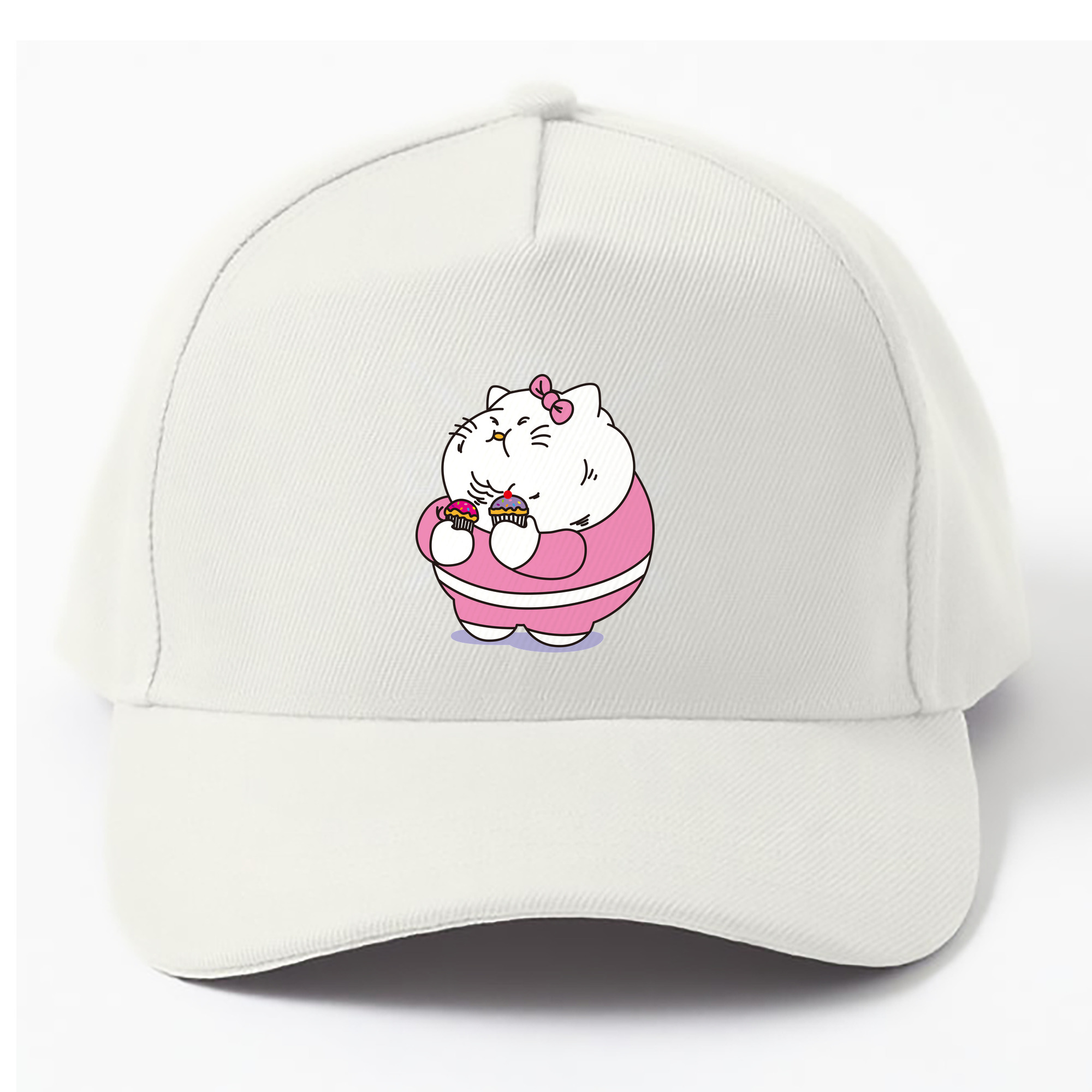 （画像用） Hello Kitty ハローキティ ベースボールキャップ 綿100％ 男女兼用 帽子 スポーツ