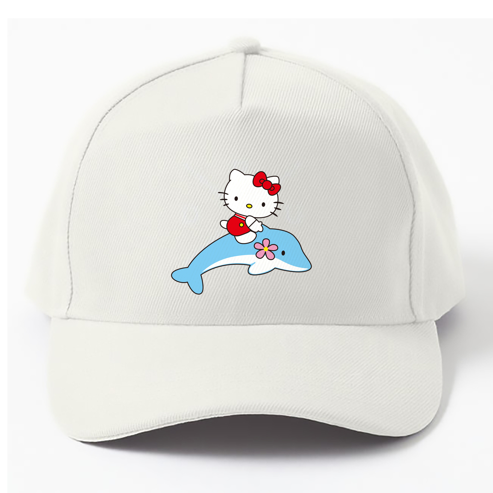 （画像用） Hello Kitty ハローキティ ベースボールキャップ 綿100％ 男女兼用 帽子 スポーツ
