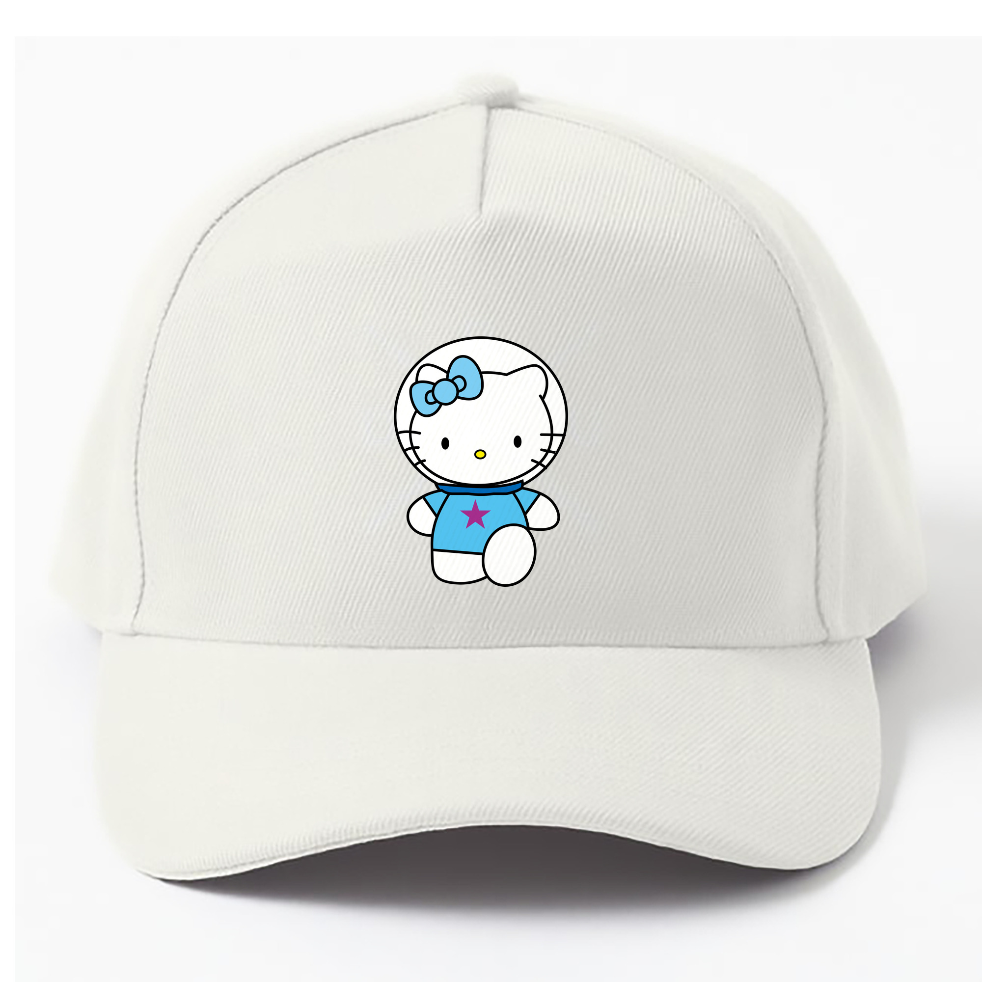 （画像用） Hello Kitty ハローキティ ベースボールキャップ 綿100％ 男女兼用 帽子 スポーツ