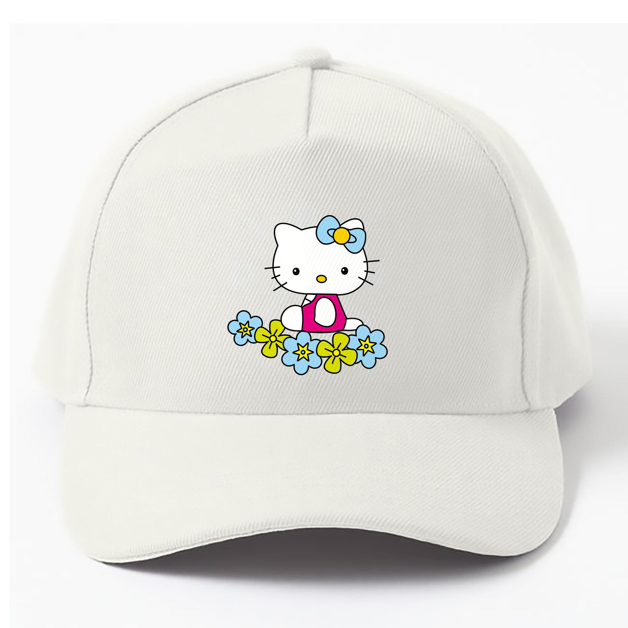 （画像用） Hello Kitty ハローキティ ベースボールキャップ 綿100％ 男女兼用 帽子 スポーツ