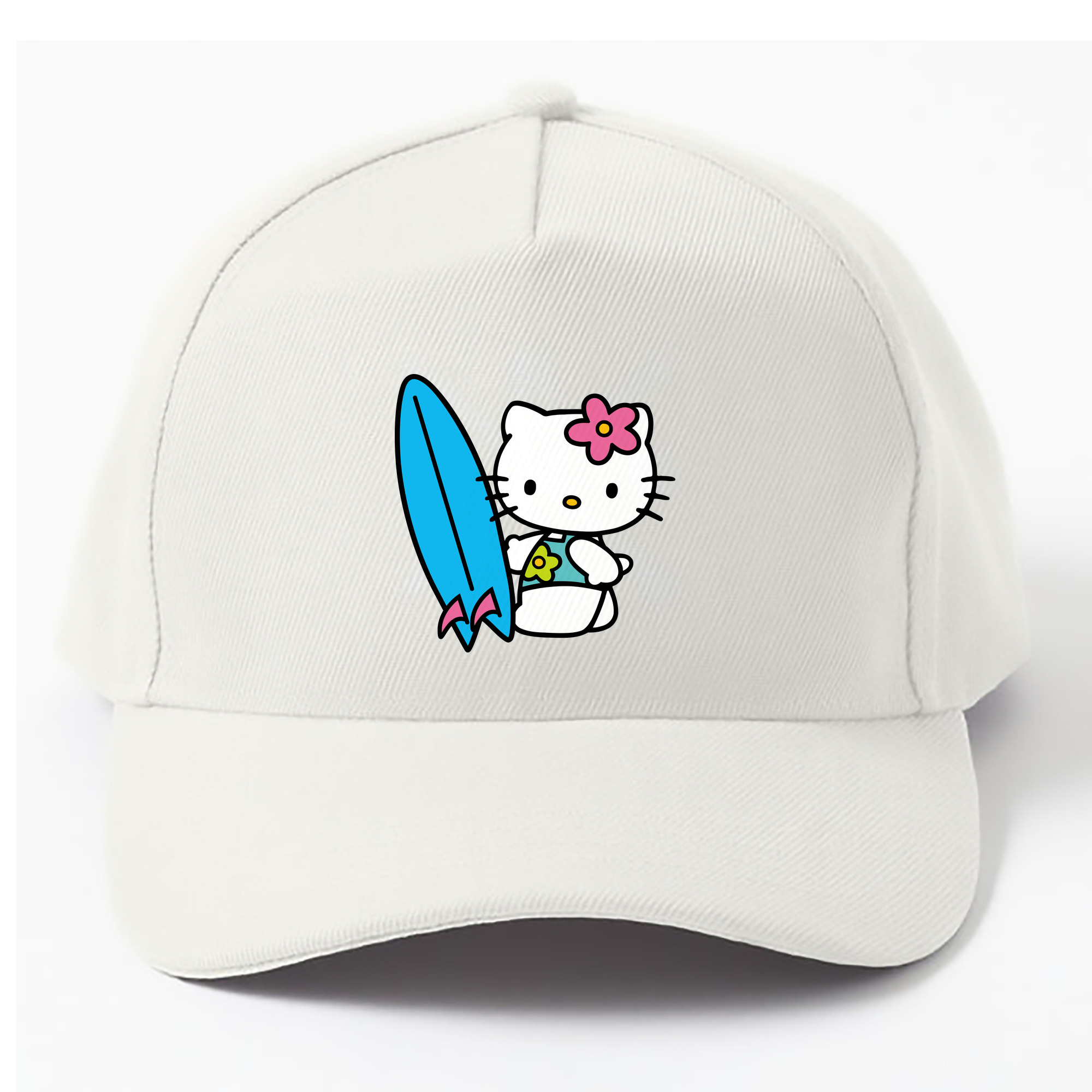 （画像用） Hello Kitty ハローキティ ベースボールキャップ 綿100％ 男女兼用 帽子 スポーツ