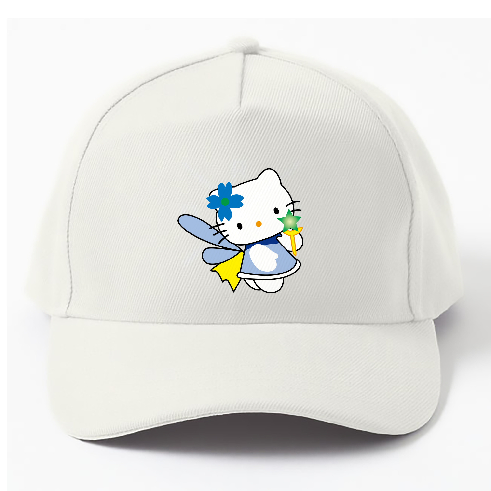 （画像用） Hello Kitty ハローキティ ベースボールキャップ 綿100％ 男女兼用 帽子 スポーツ