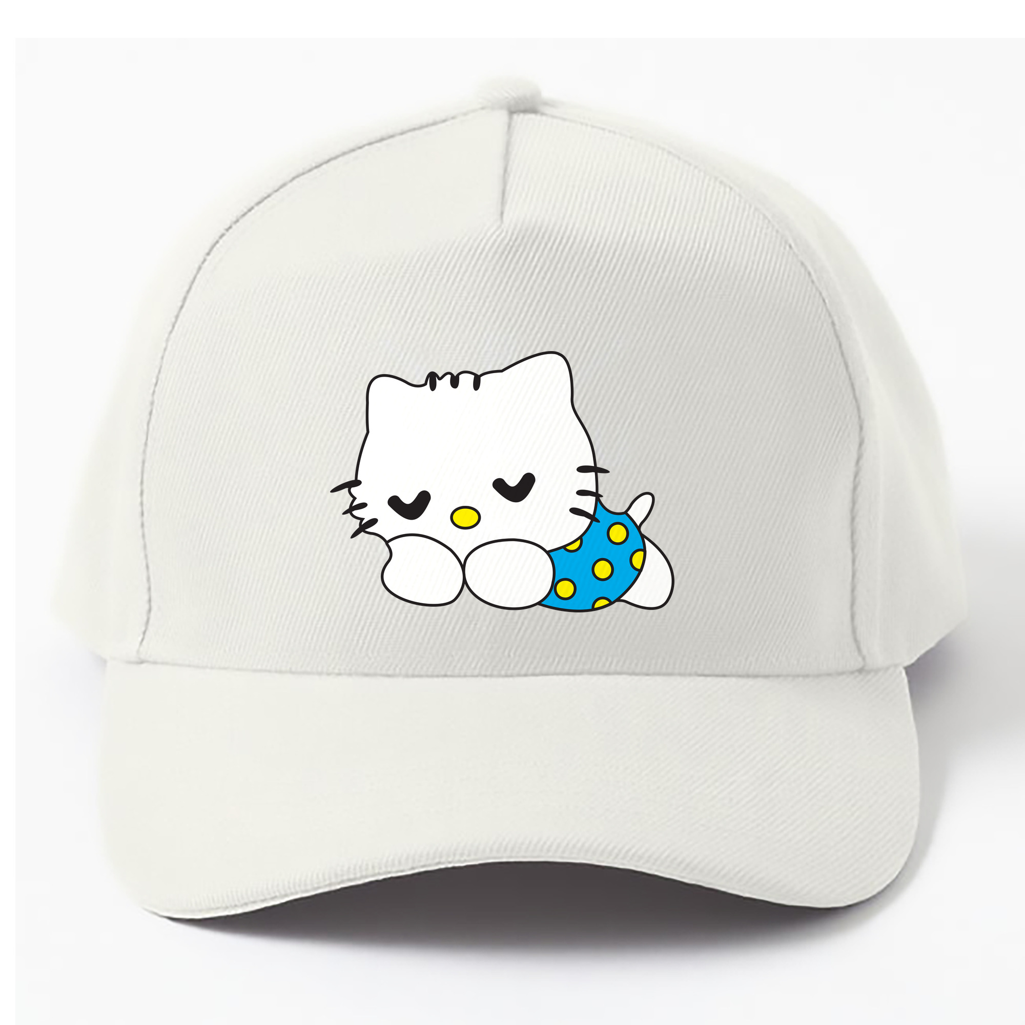 （画像用） Hello Kitty ハローキティ ベースボールキャップ 綿100％ 男女兼用 帽子 スポーツ
