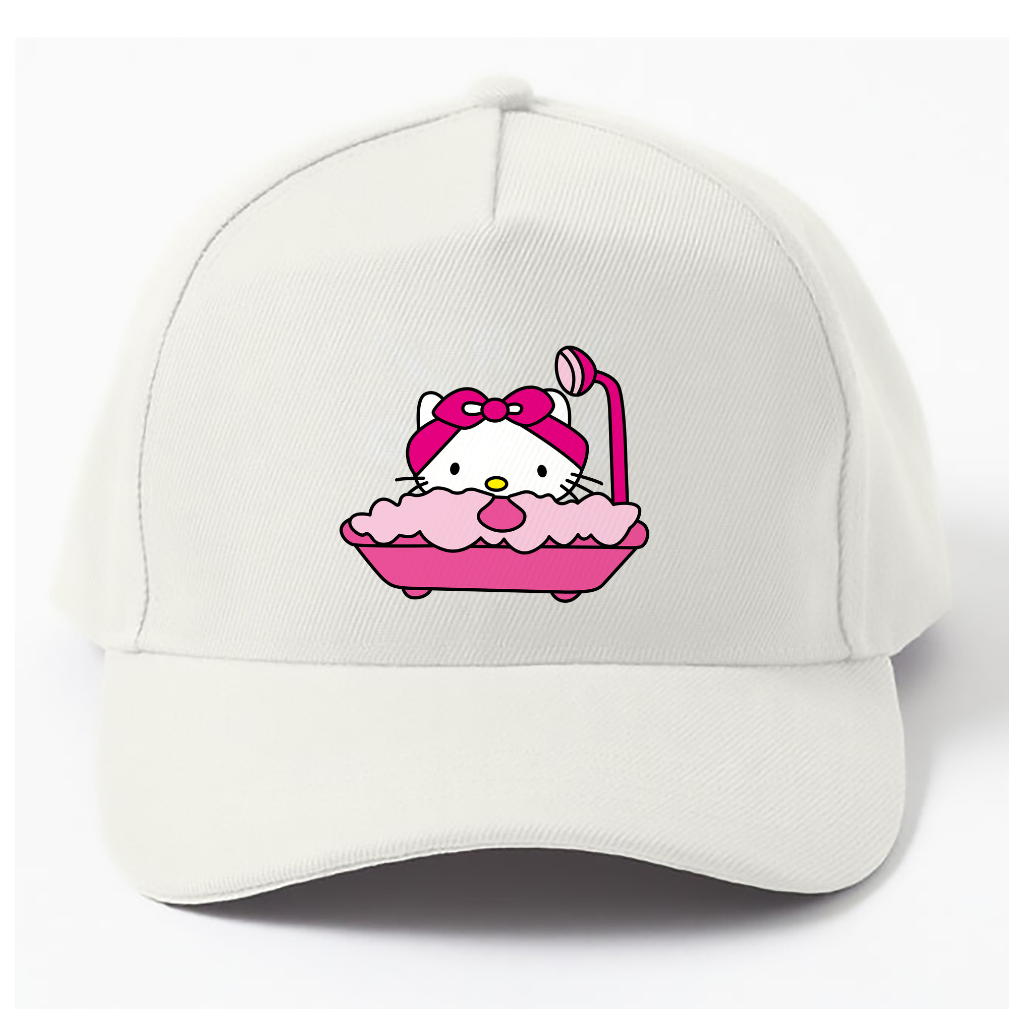 （画像用） Hello Kitty ハローキティ ベースボールキャップ 綿100％ 男女兼用 帽子 スポーツ