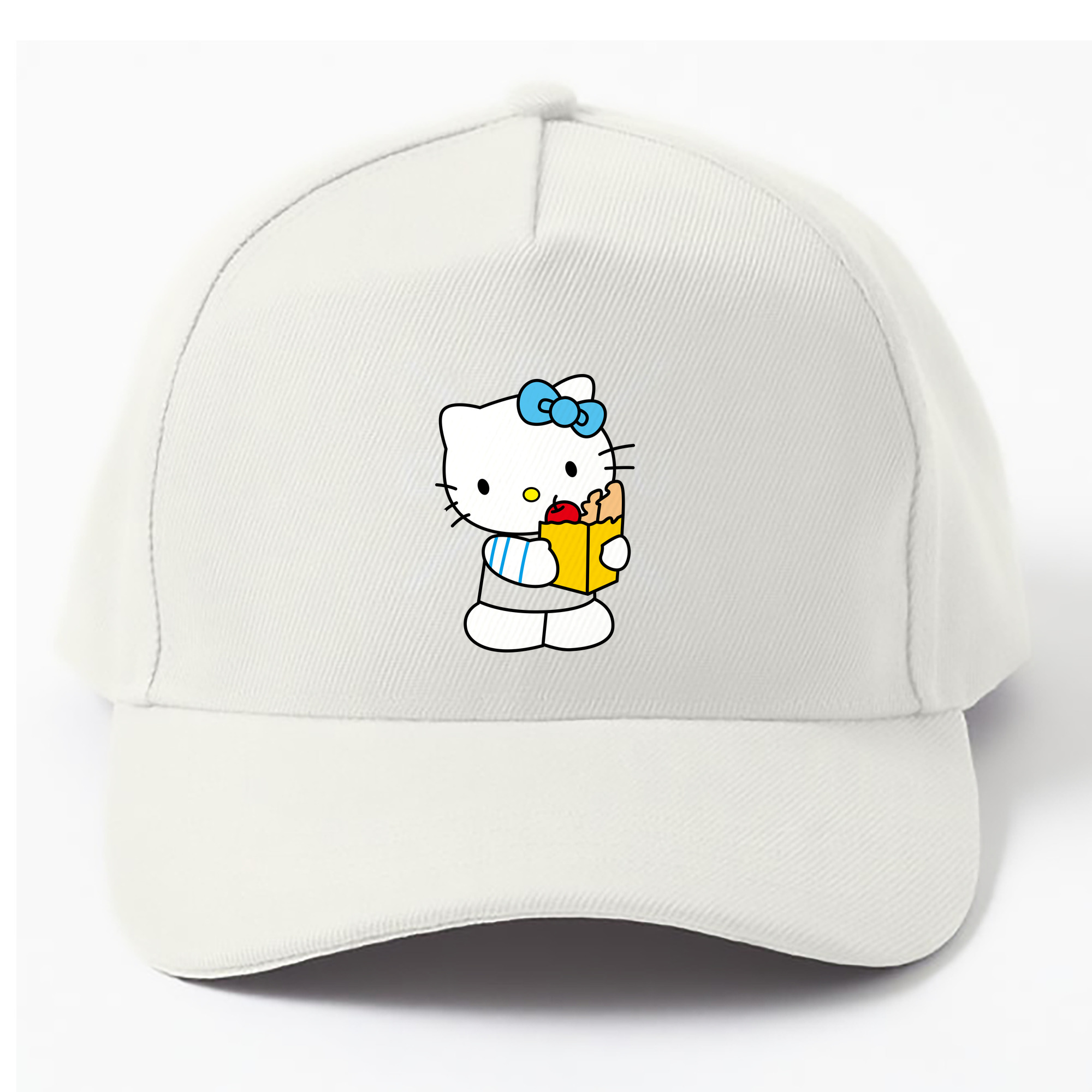 （画像用） Hello Kitty ハローキティ ベースボールキャップ 綿100％ 男女兼用 帽子 スポーツ