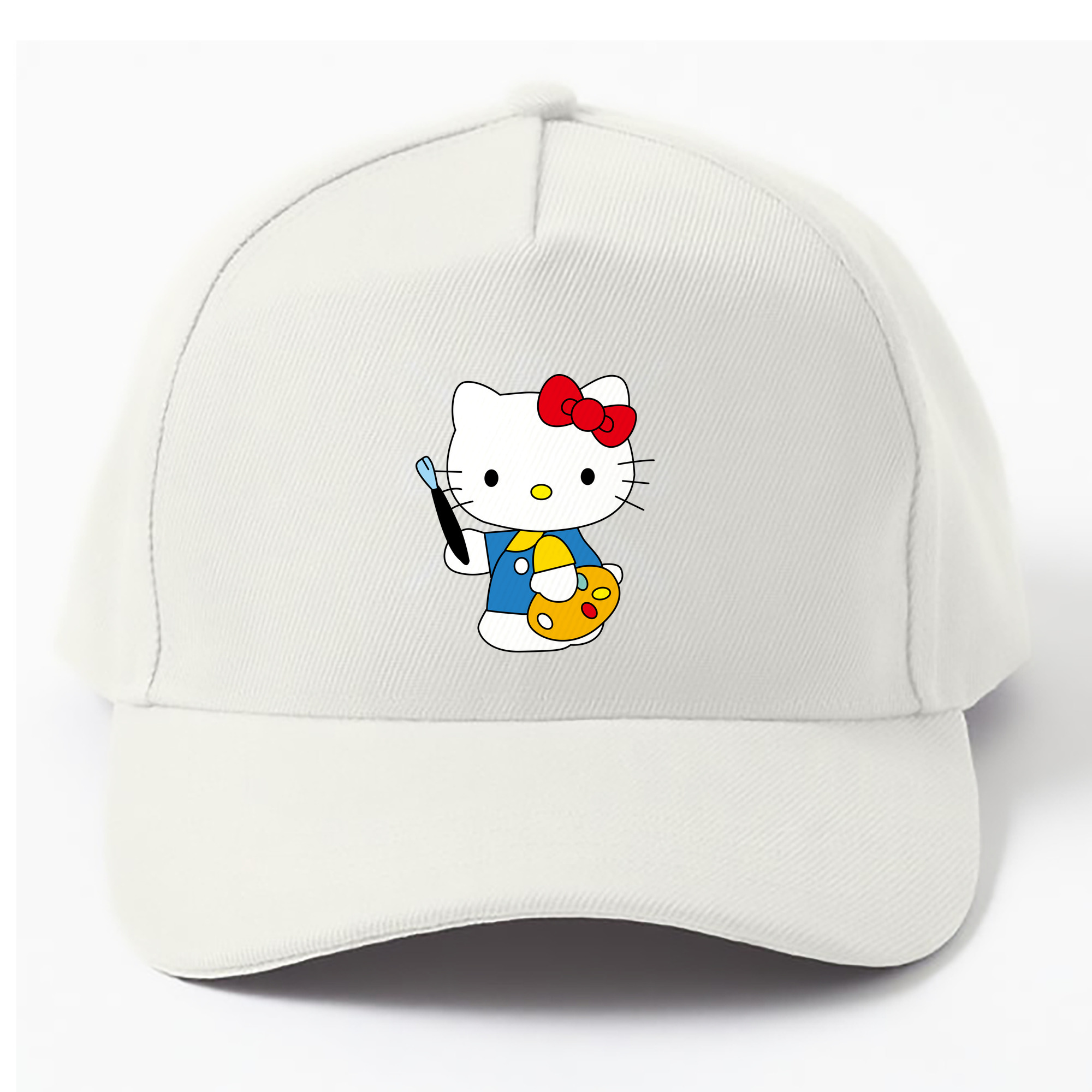 （画像用） Hello Kitty ハローキティ ベースボールキャップ 綿100％ 男女兼用 帽子 スポーツ