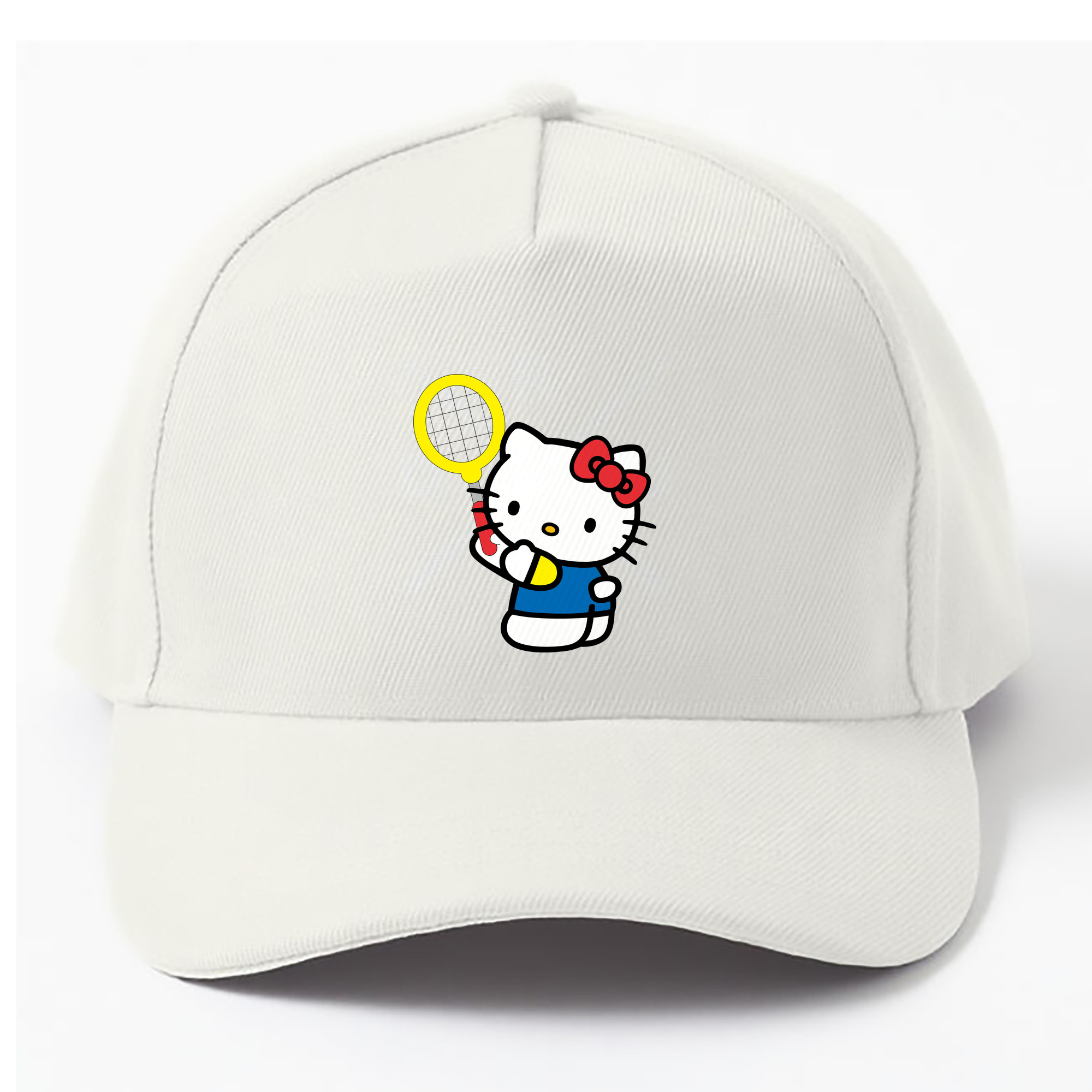 （画像用） Hello Kitty ハローキティ ベースボールキャップ 綿100％ 男女兼用 帽子 スポーツ