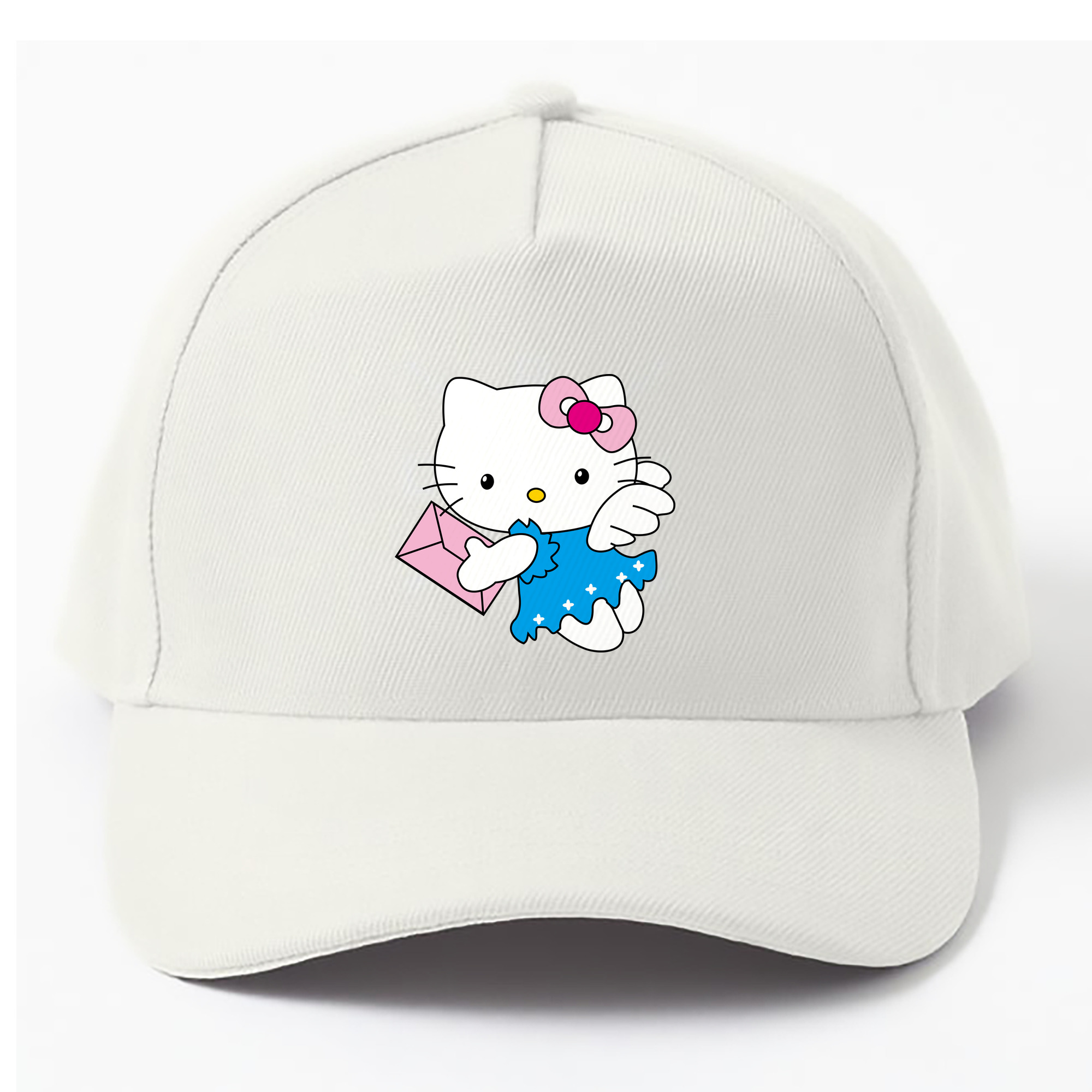 （画像用） Hello Kitty ハローキティ ベースボールキャップ 綿100％ 男女兼用 帽子 スポーツ