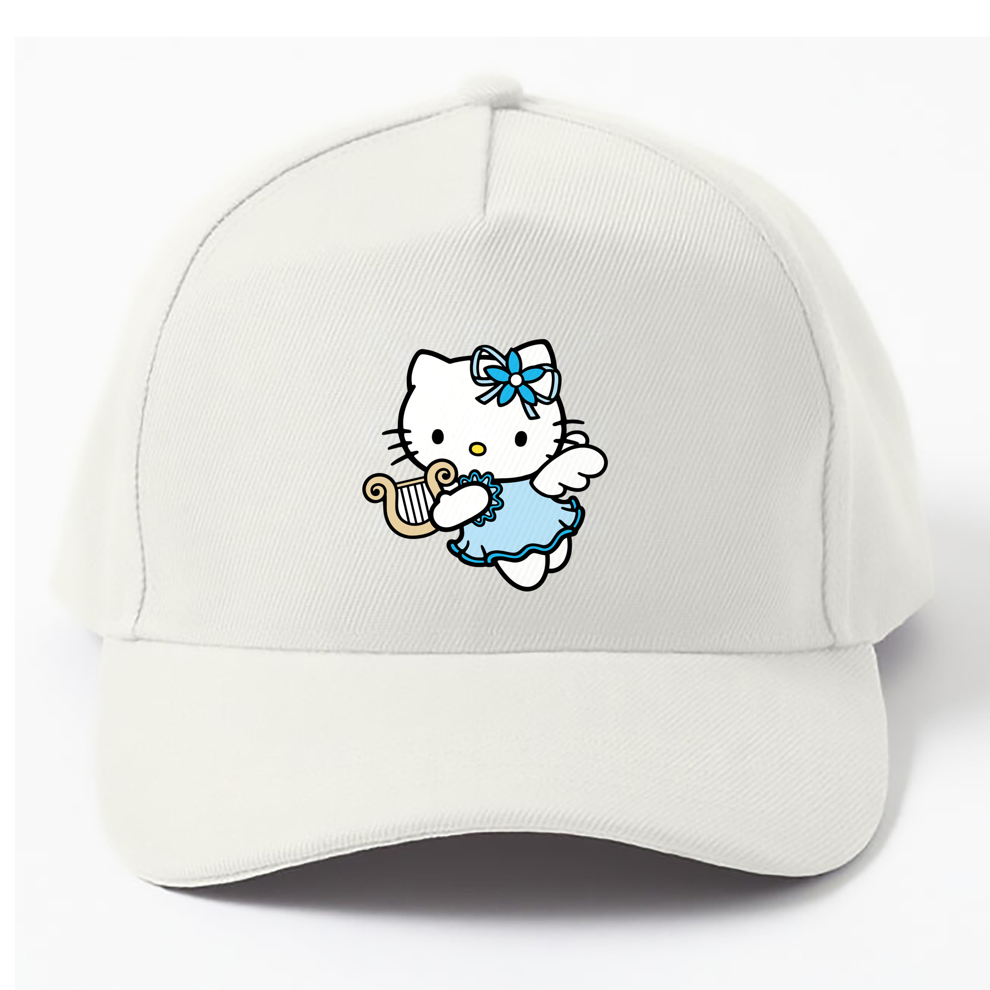 （画像用） Hello Kitty ハローキティ ベースボールキャップ 綿100％ 男女兼用 帽子 スポーツ