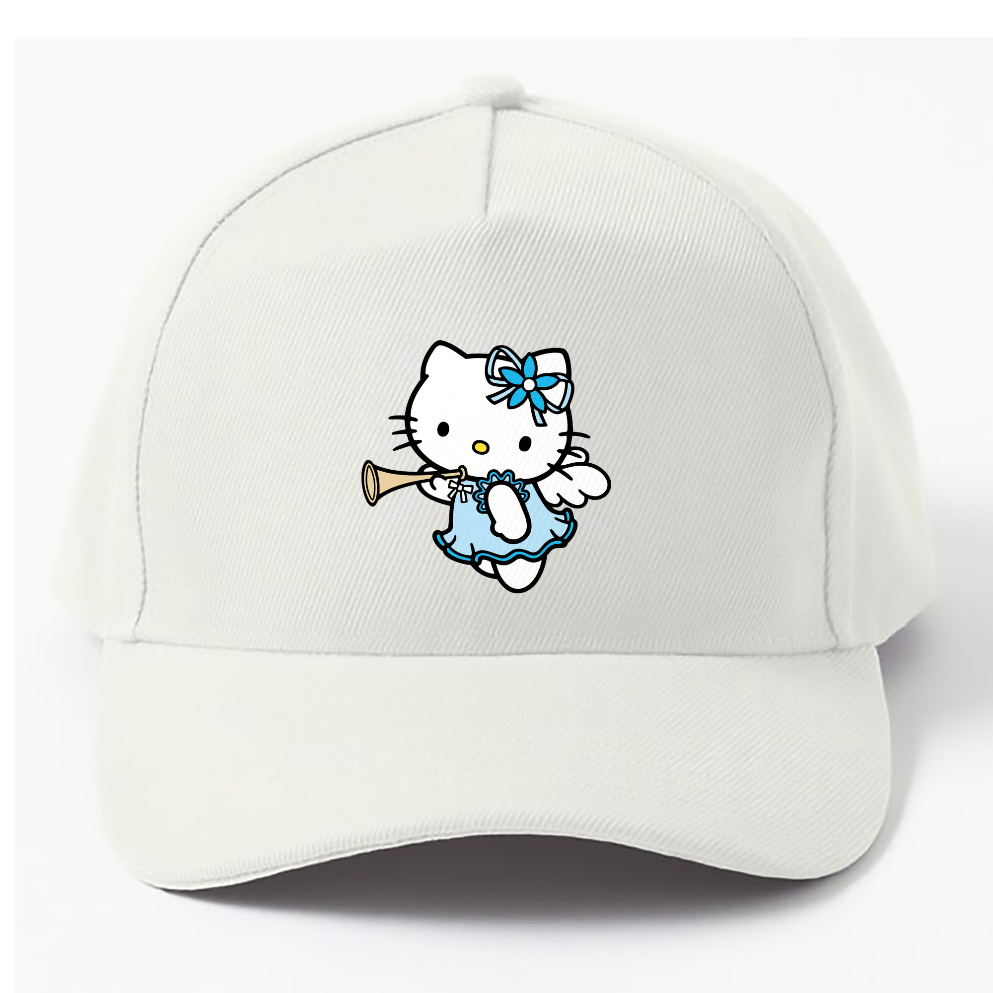 （画像用） Hello Kitty ハローキティ ベースボールキャップ 綿100％ 男女兼用 帽子 スポーツ