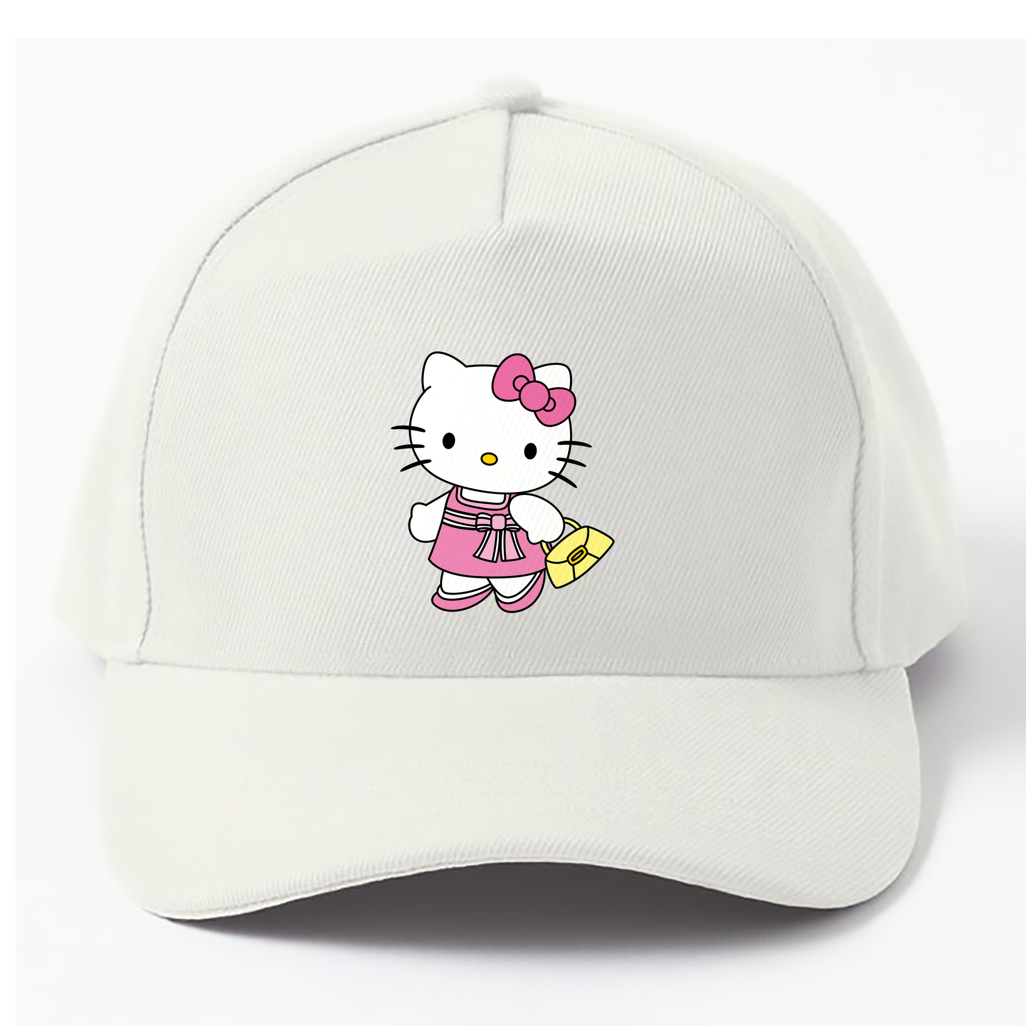 （画像用） Hello Kitty ハローキティ ベースボールキャップ 綿100％ 男女兼用 帽子 スポーツ