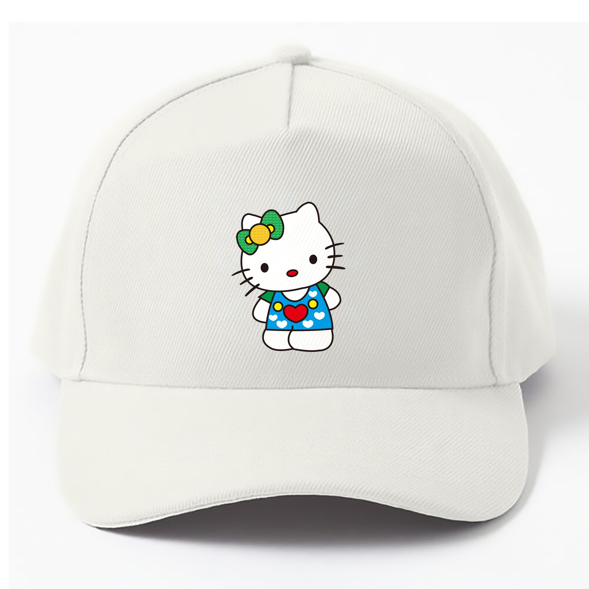 （画像用） Hello Kitty ハローキティ ベースボールキャップ 綿100％ 男女兼用 帽子 スポーツ