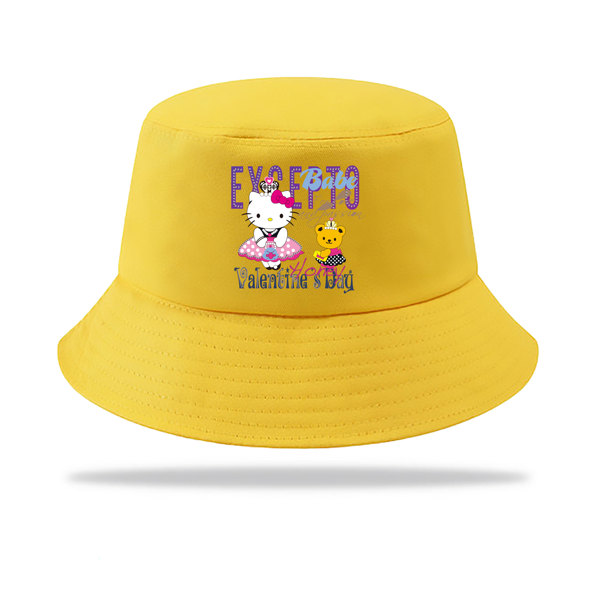 （画像用） Hello Kitty ハローキティ アウトドア日除けバケットハット