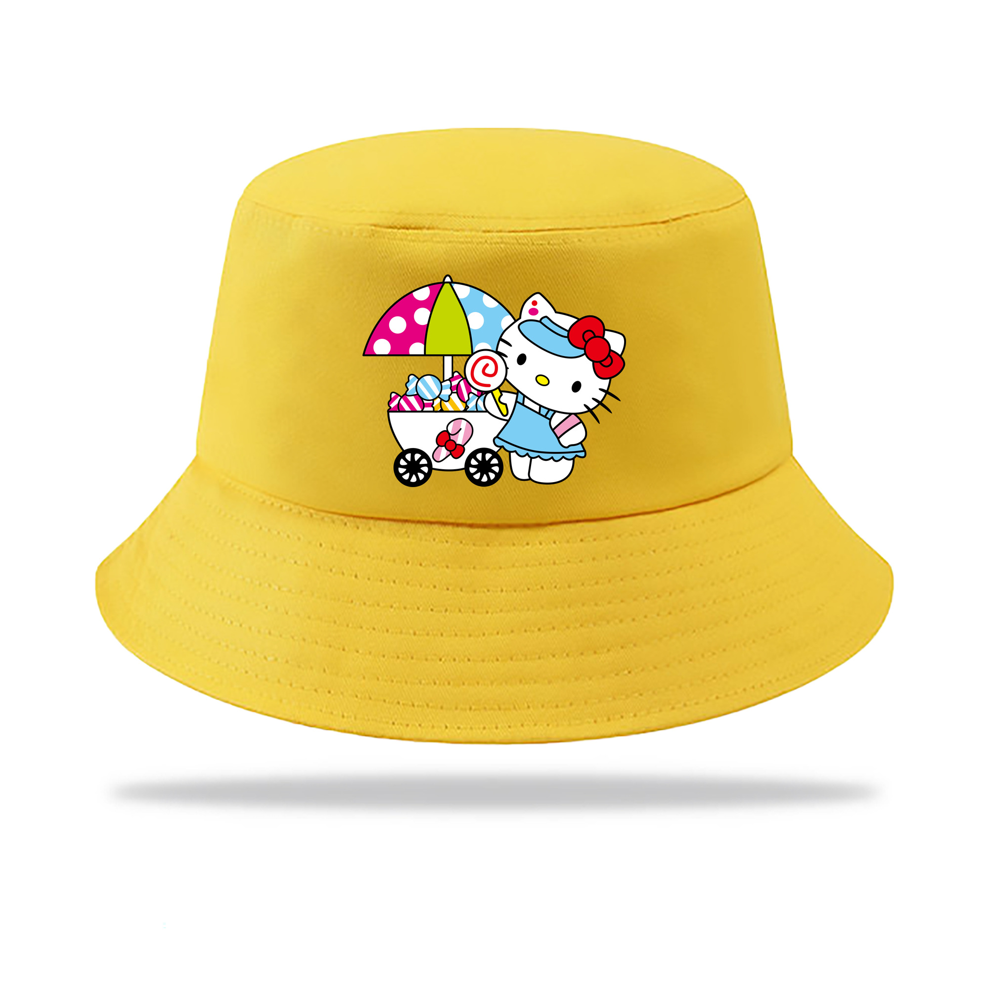 （画像用） Hello Kitty ハローキティ アウトドア日除けバケットハット