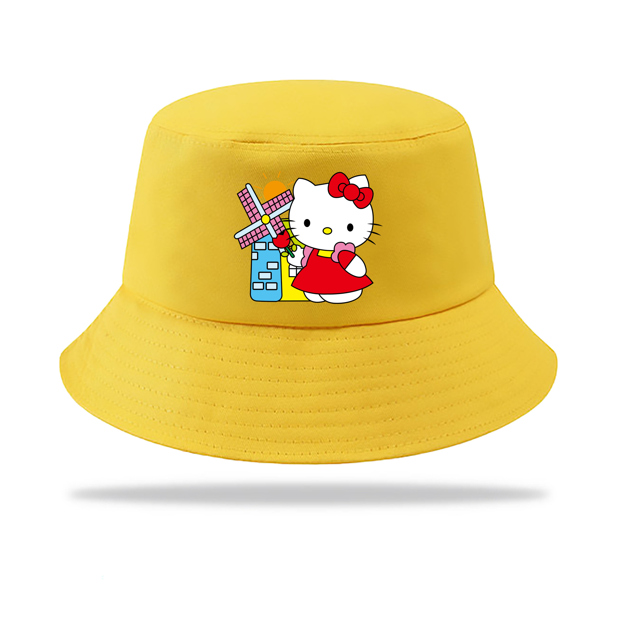（画像用） Hello Kitty ハローキティ アウトドア日除けバケットハット