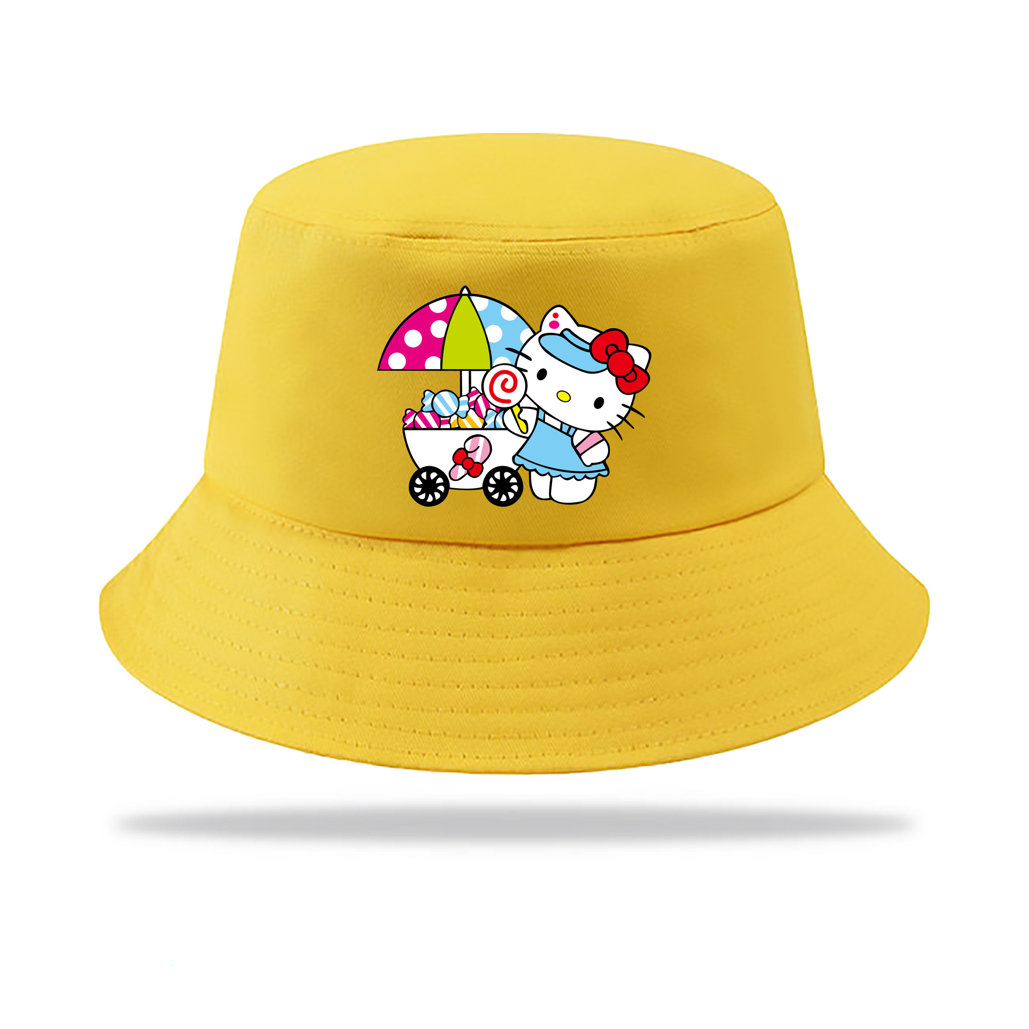 （画像用） Hello Kitty ハローキティ アウトドア日除けバケットハット