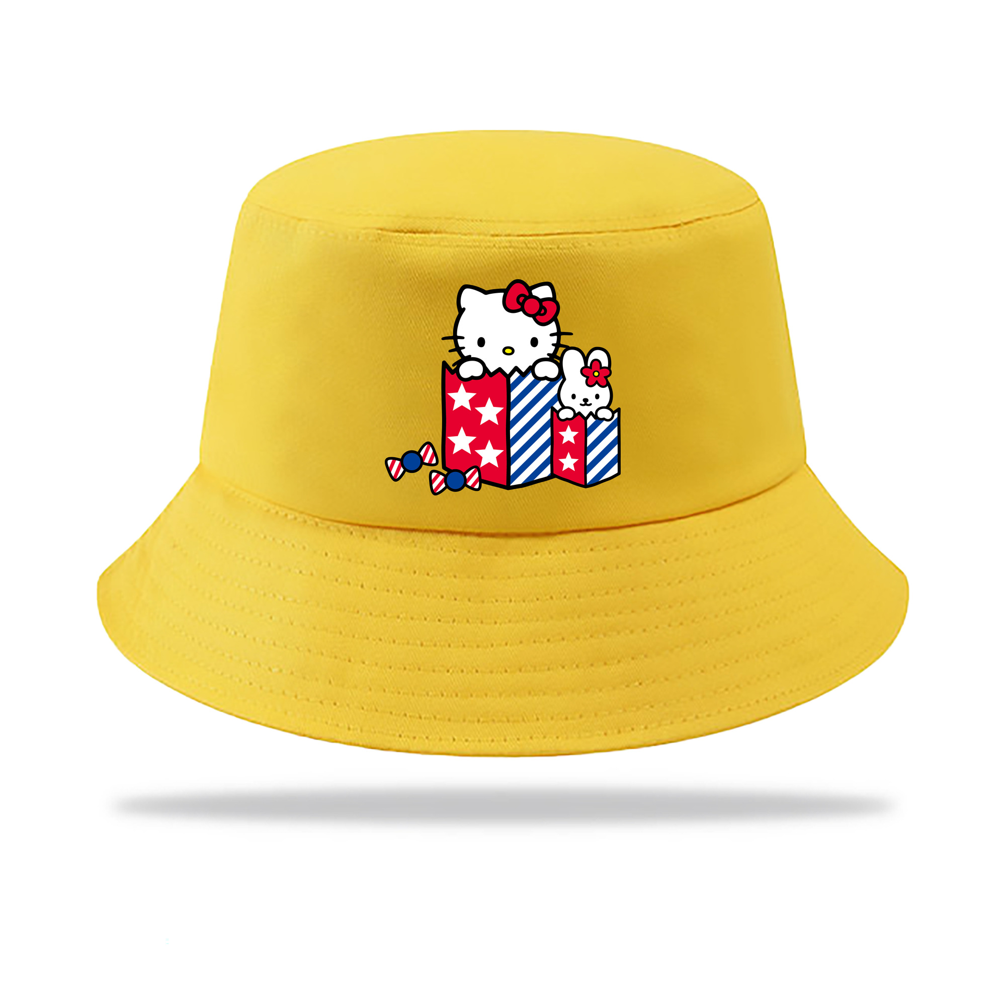 （画像用） Hello Kitty ハローキティ アウトドア日除けバケットハット