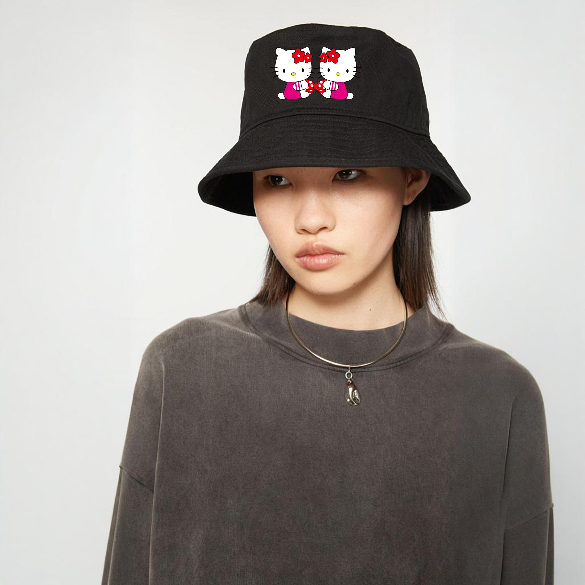 Hello Kitty ハローキティ アウトドア日除けバケットハット