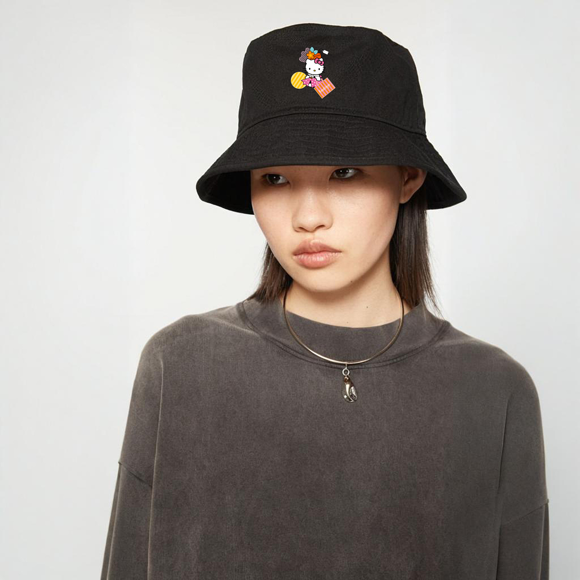 Hello Kitty ハローキティ アウトドア日除けバケットハット