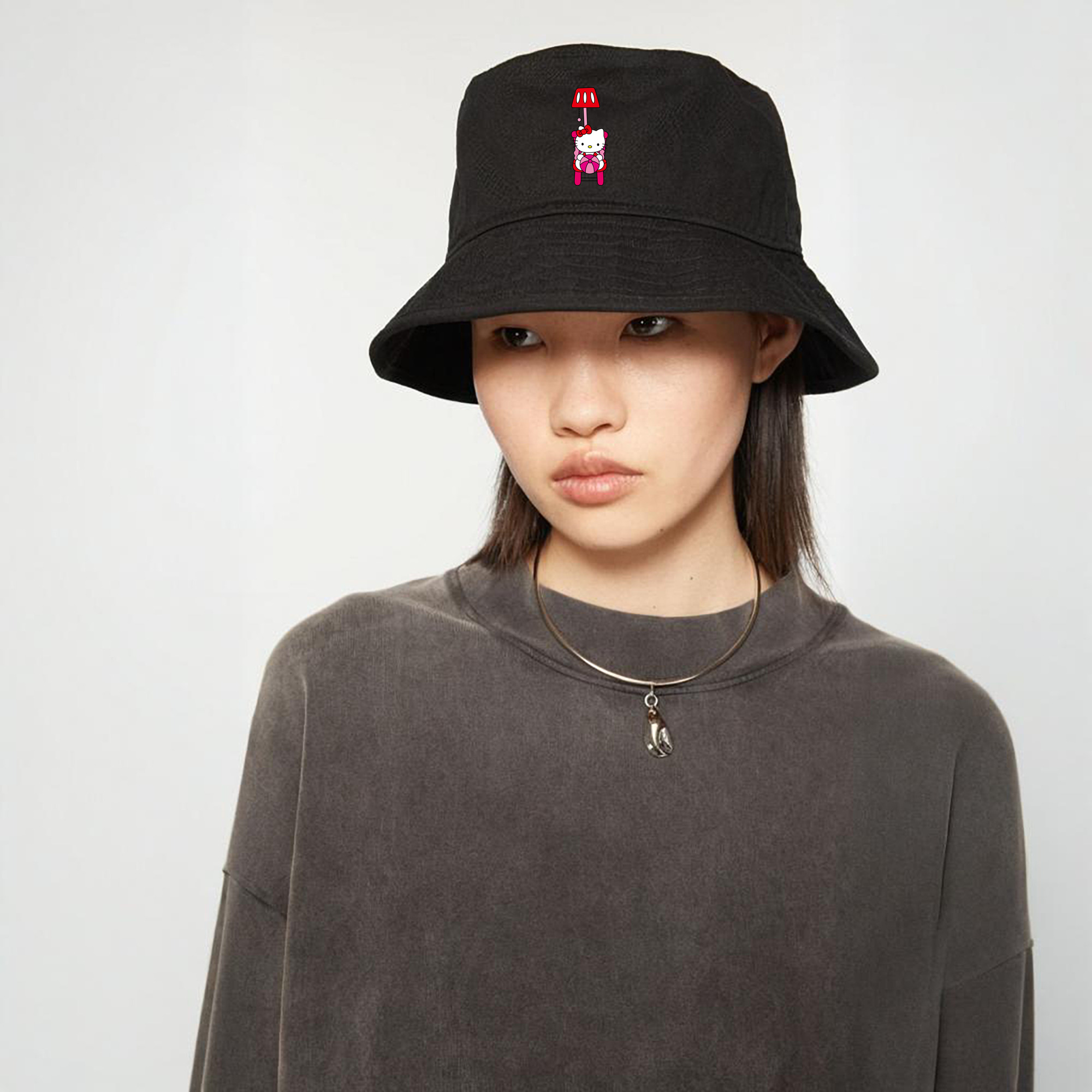 Hello Kitty ハローキティ アウトドア日除けバケットハット