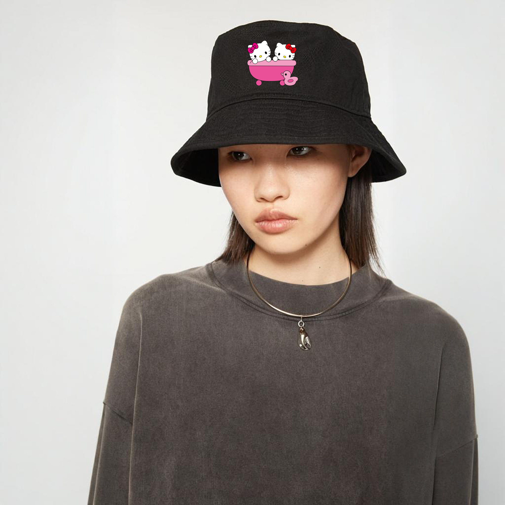 Hello Kitty ハローキティ アウトドア日除けバケットハット