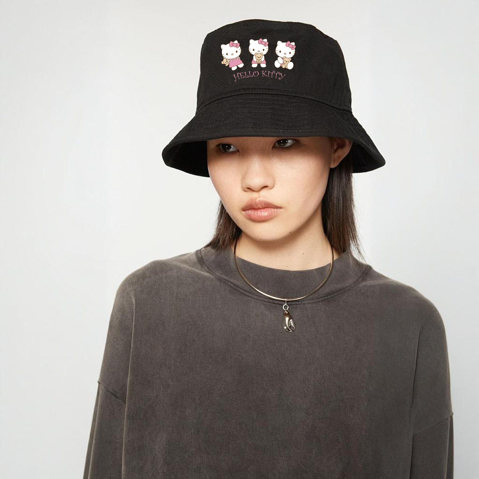 Hello Kitty ハローキティ アウトドア日除けバケットハット