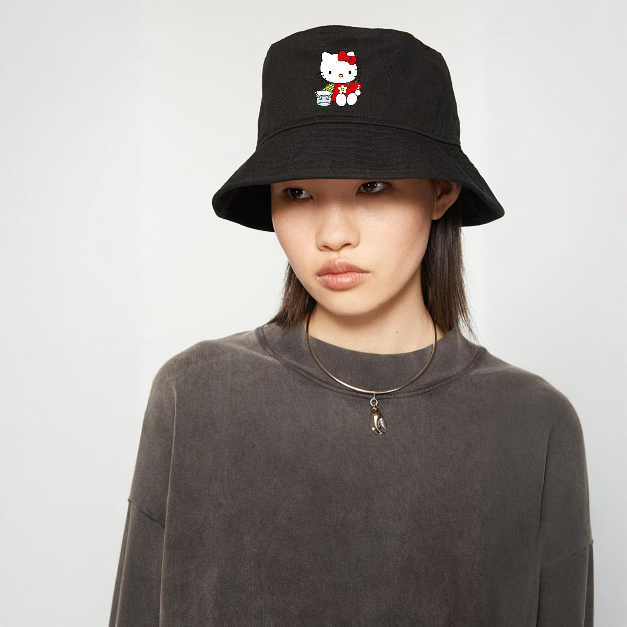 Hello Kitty ハローキティ アウトドア日除けバケットハット