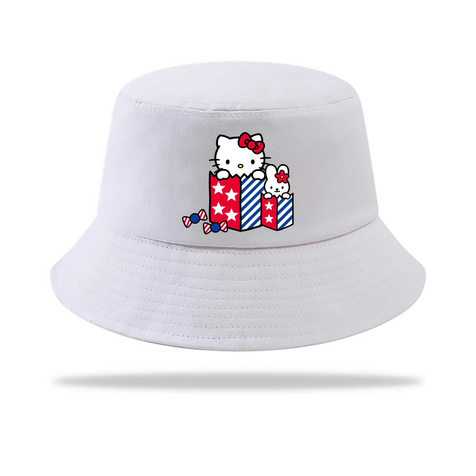 （画像用） Hello Kitty ハローキティ アウトドア日除けバケットハット