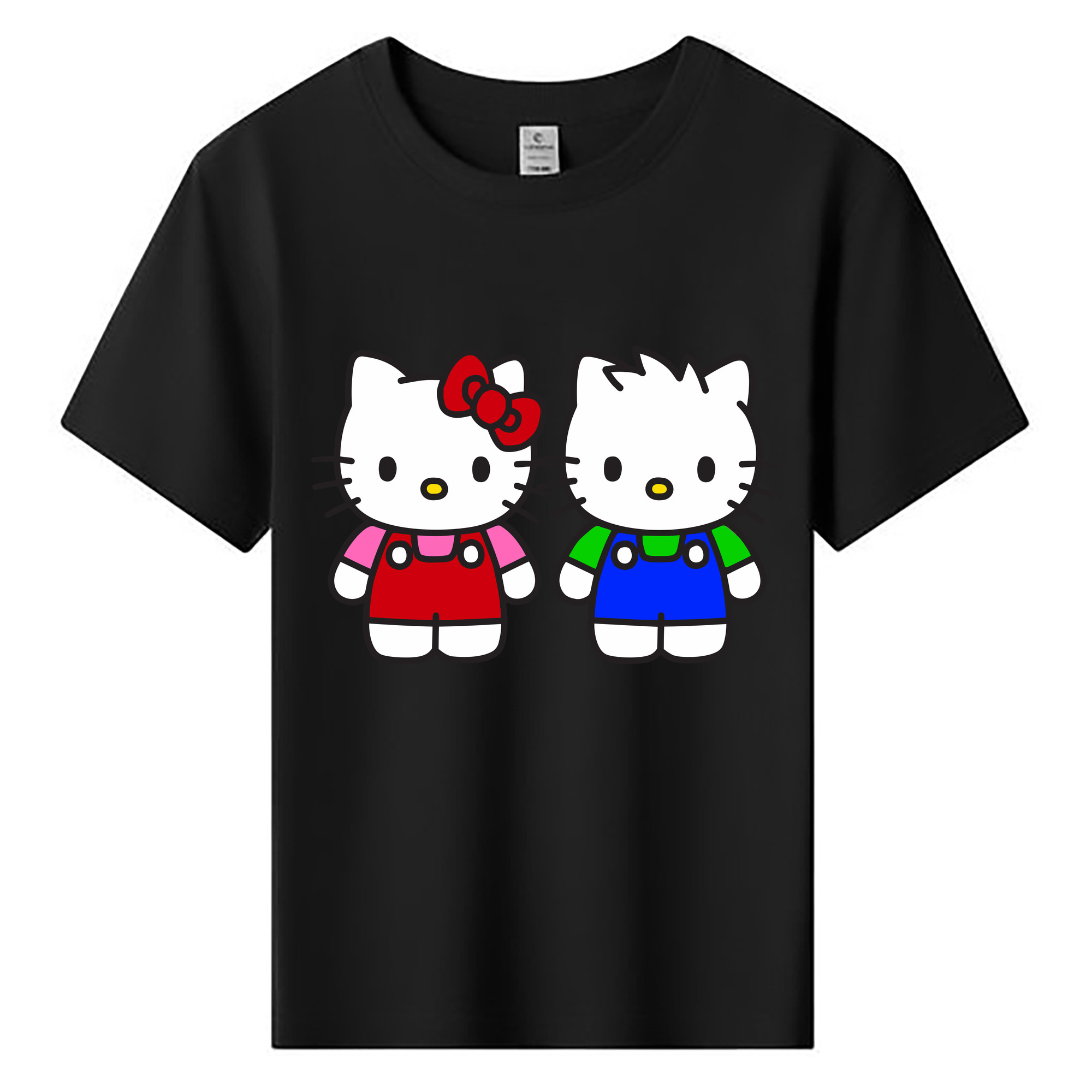 （画像用） Hello Kitty ハローキティ 綿100％キッズTシャツ（フロントプリント）