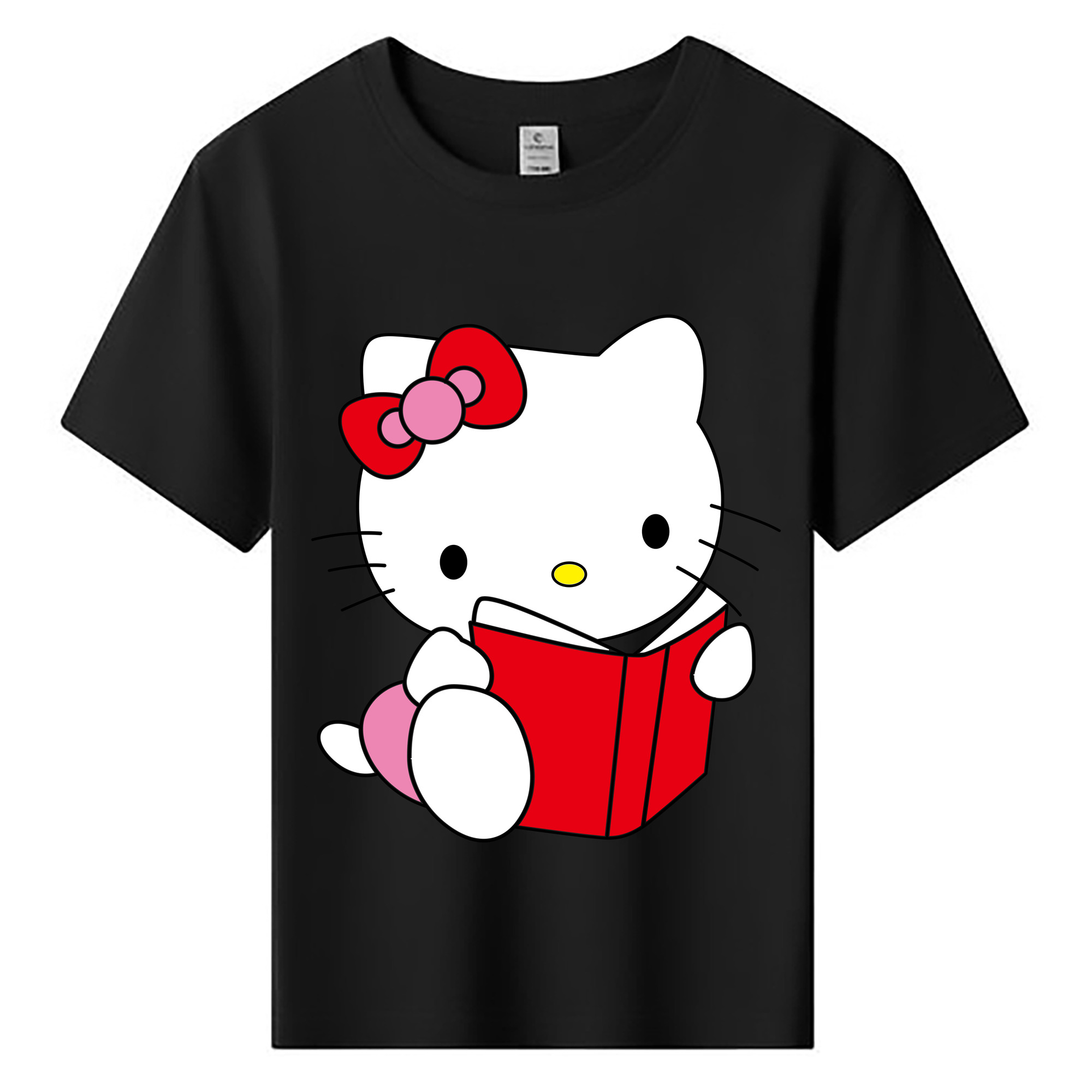 （画像用） Hello Kitty ハローキティ 綿100％キッズTシャツ（フロントプリント）
