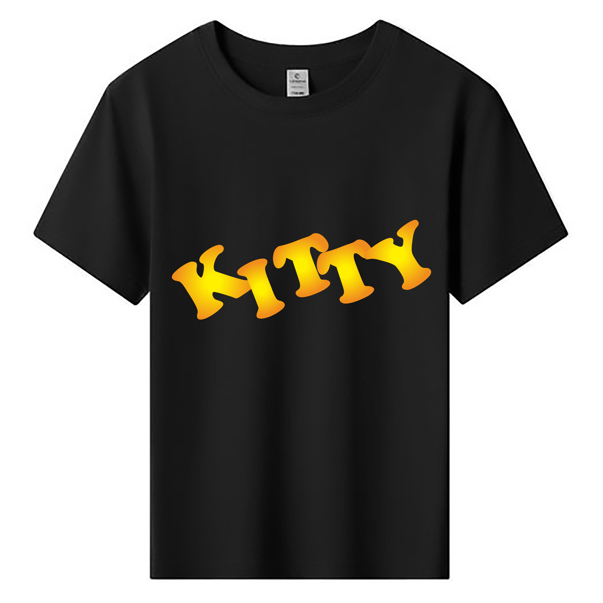 （画像用） Hello Kitty ハローキティ 綿100％キッズTシャツ（フロントプリント）