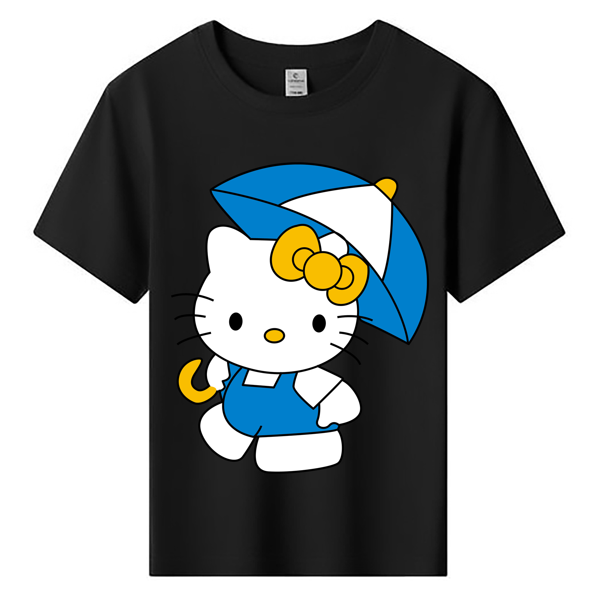 （画像用） Hello Kitty ハローキティ 綿100％キッズTシャツ（フロントプリント）