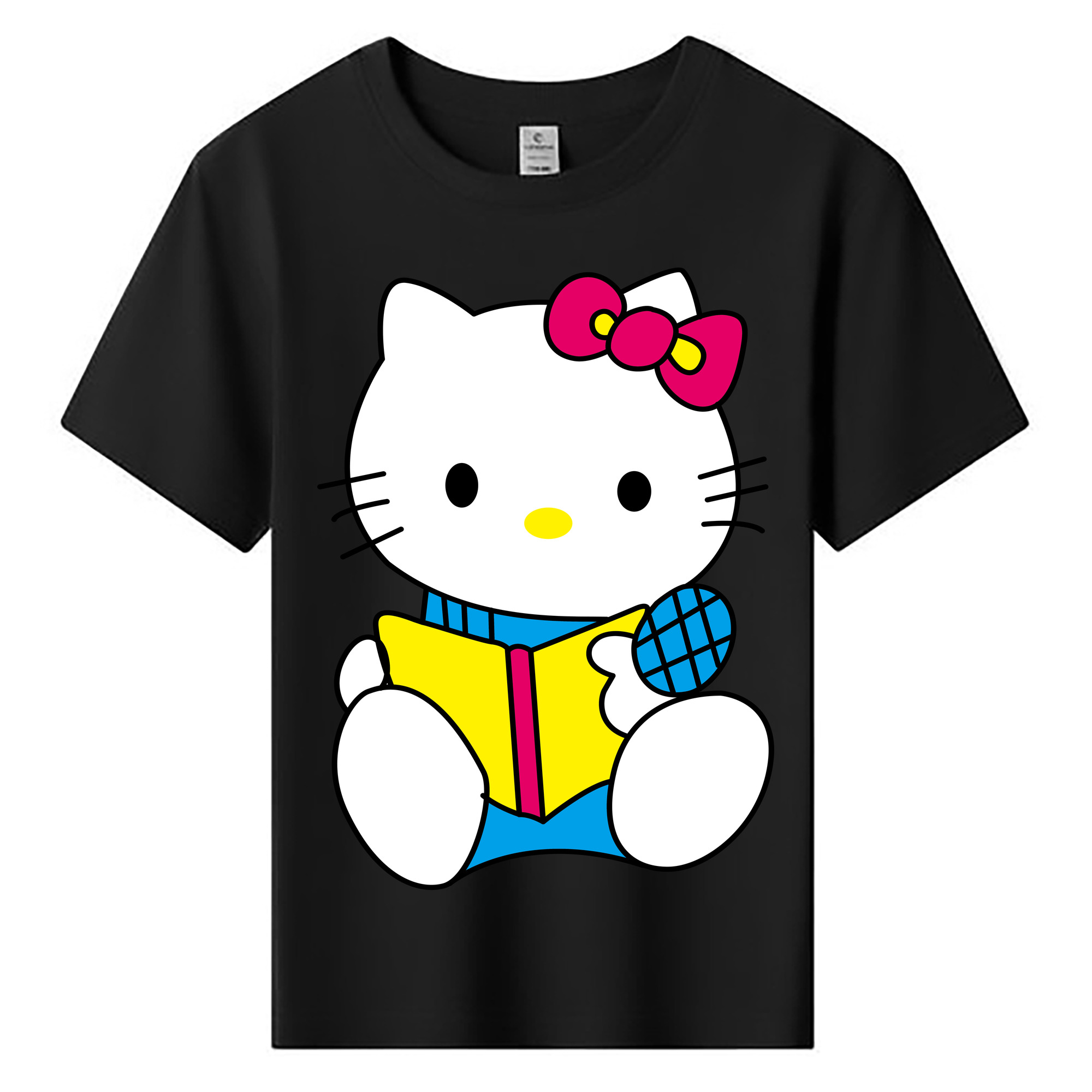 （画像用） Hello Kitty ハローキティ 綿100％キッズTシャツ（フロントプリント）