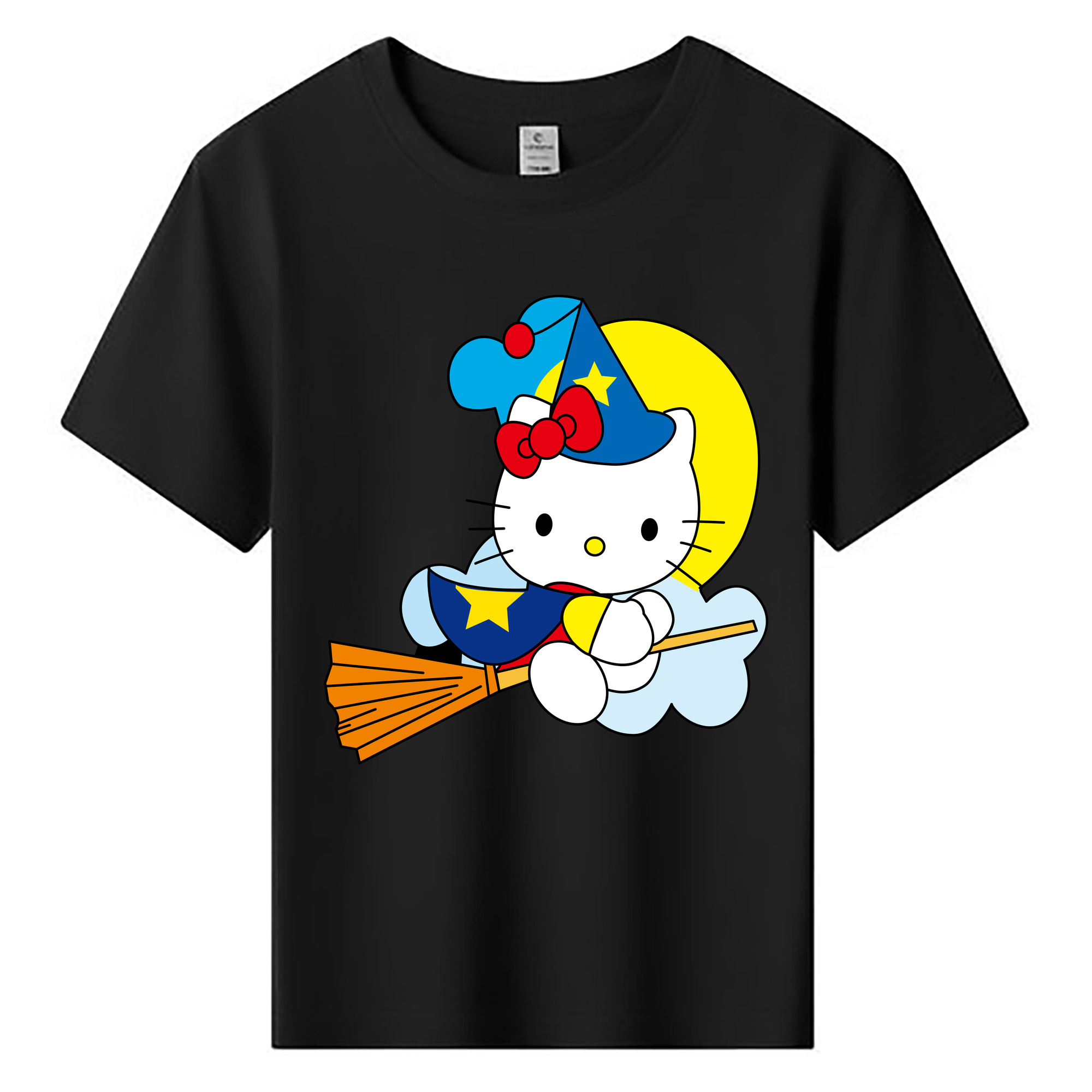 （画像用） Hello Kitty ハローキティ 綿100％キッズTシャツ（フロントプリント）
