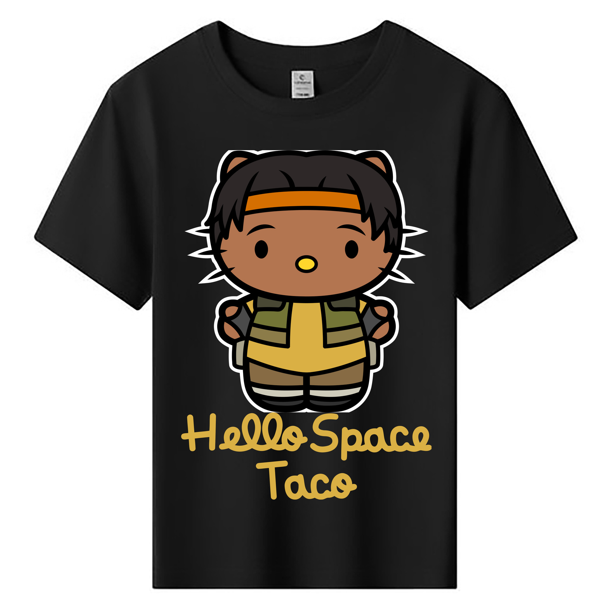 （画像用） Hello Kitty ハローキティ 綿100％キッズTシャツ（フロントプリント）