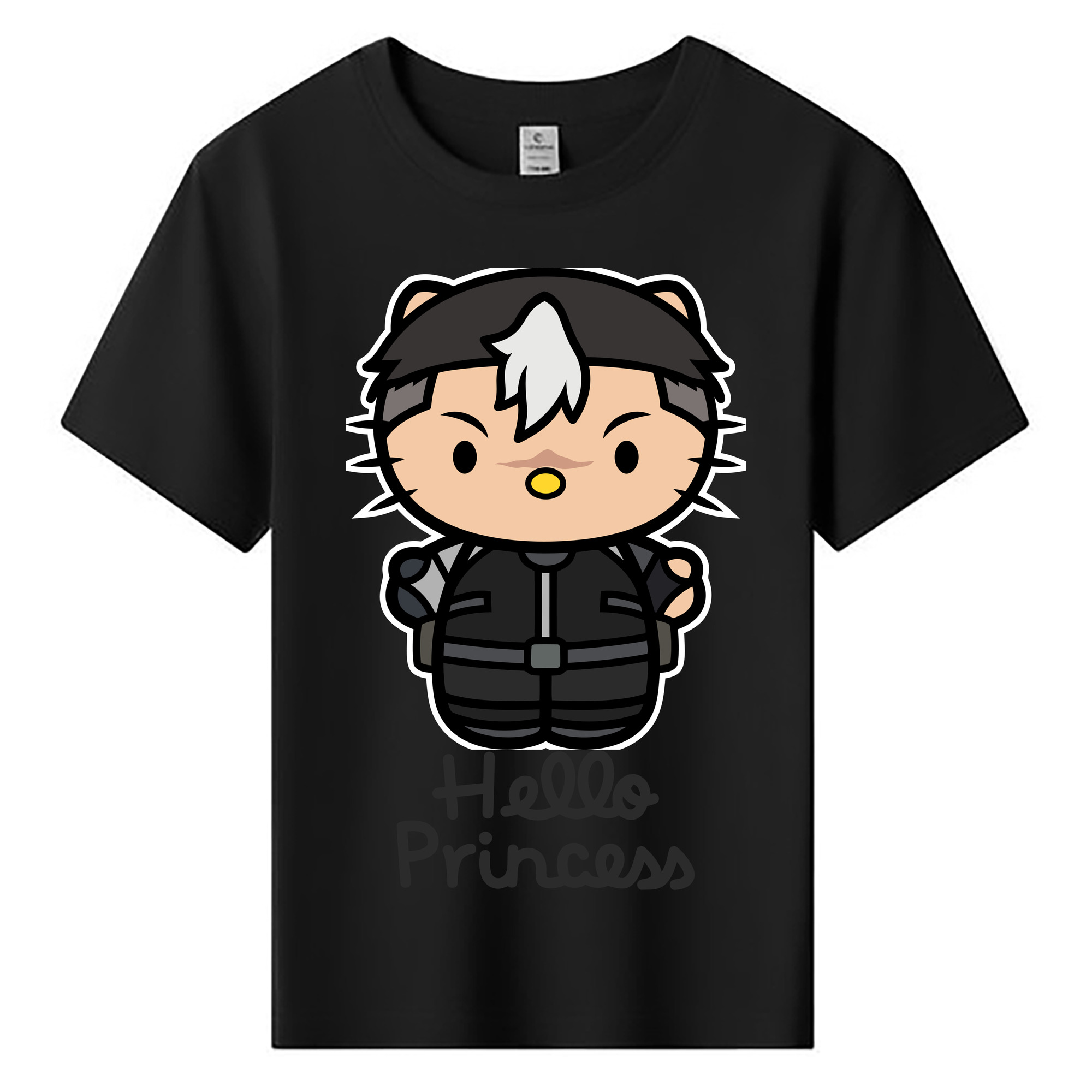 （画像用） Hello Kitty ハローキティ 綿100％キッズTシャツ（フロントプリント）