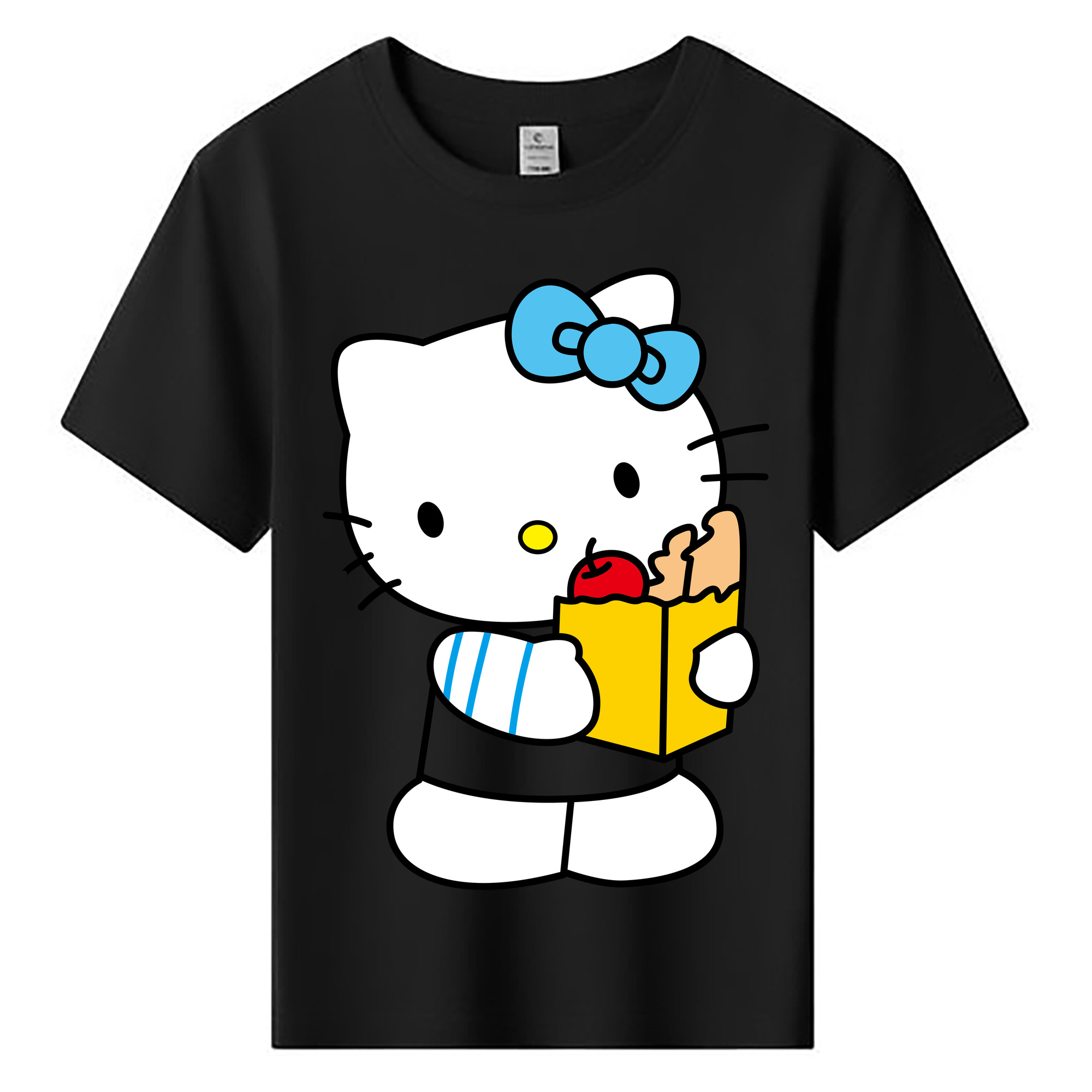 （画像用） Hello Kitty ハローキティ 綿100％キッズTシャツ（フロントプリント）