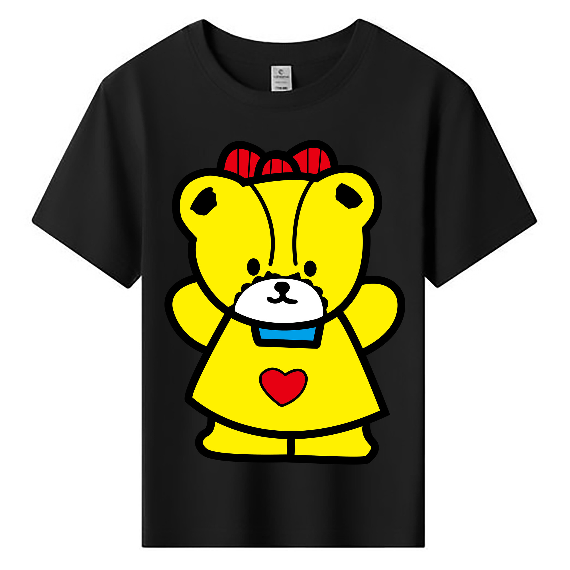 （画像用） Hello Kitty ハローキティ 綿100％キッズTシャツ（フロントプリント）