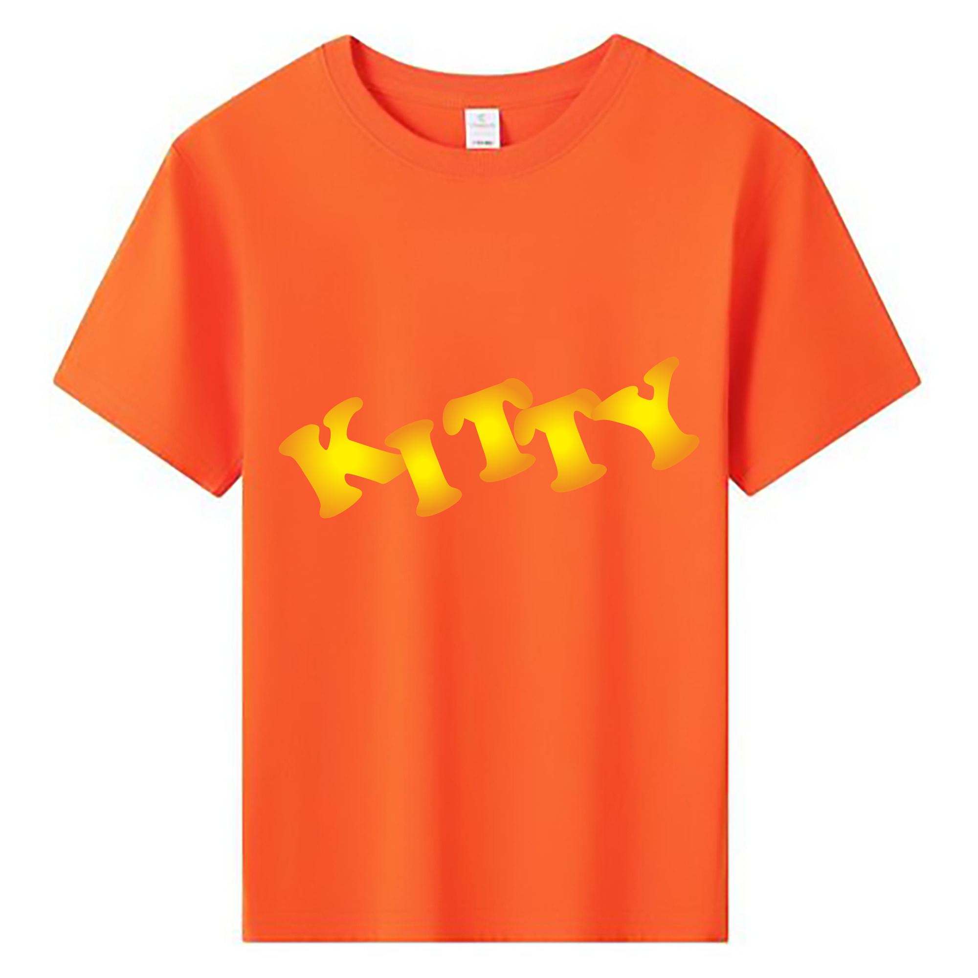 （画像用） Hello Kitty ハローキティ 綿100％キッズTシャツ（フロントプリント）