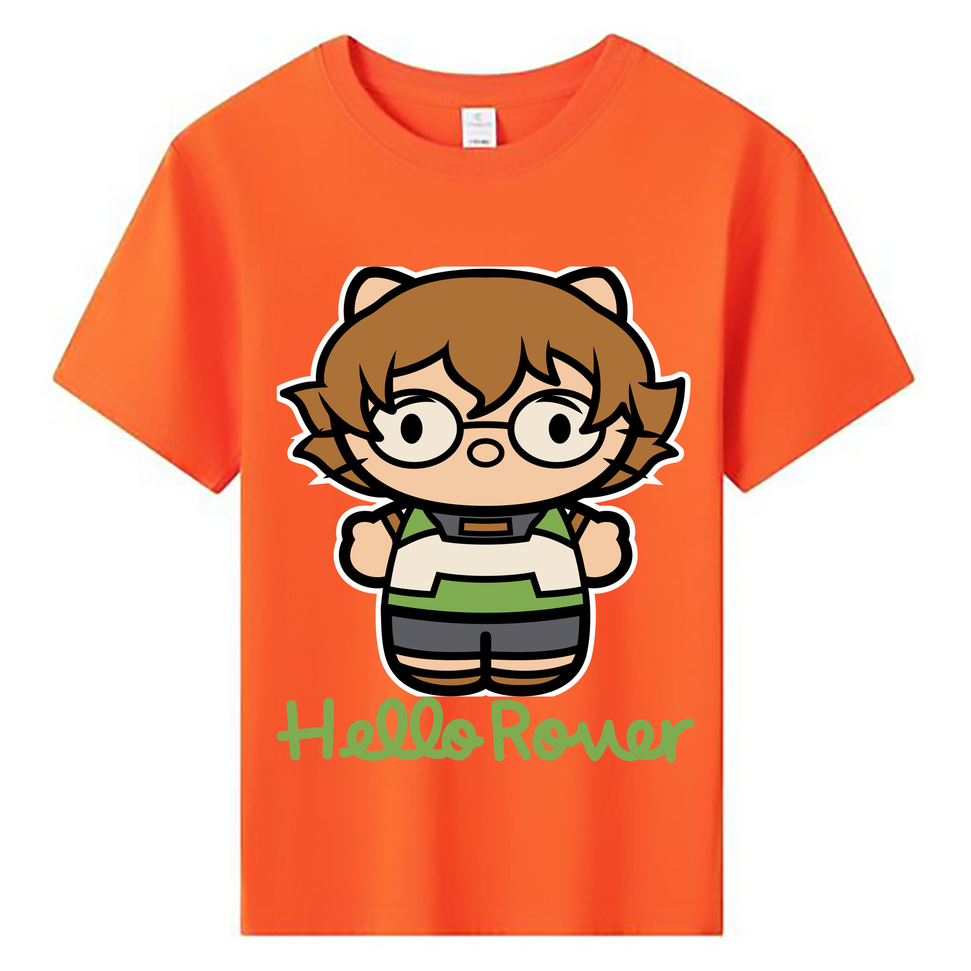 （画像用） Hello Kitty ハローキティ 綿100％キッズTシャツ（フロントプリント）