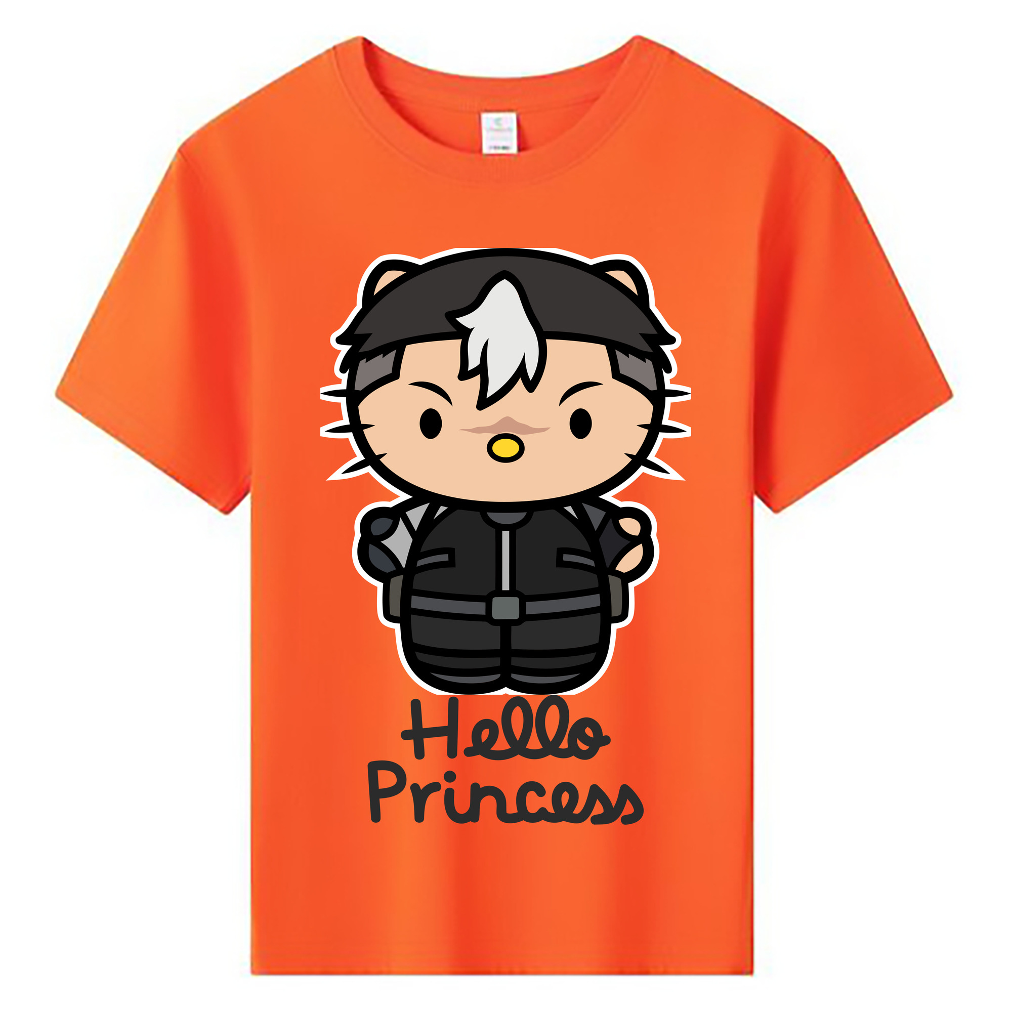 （画像用） Hello Kitty ハローキティ 綿100％キッズTシャツ（フロントプリント）