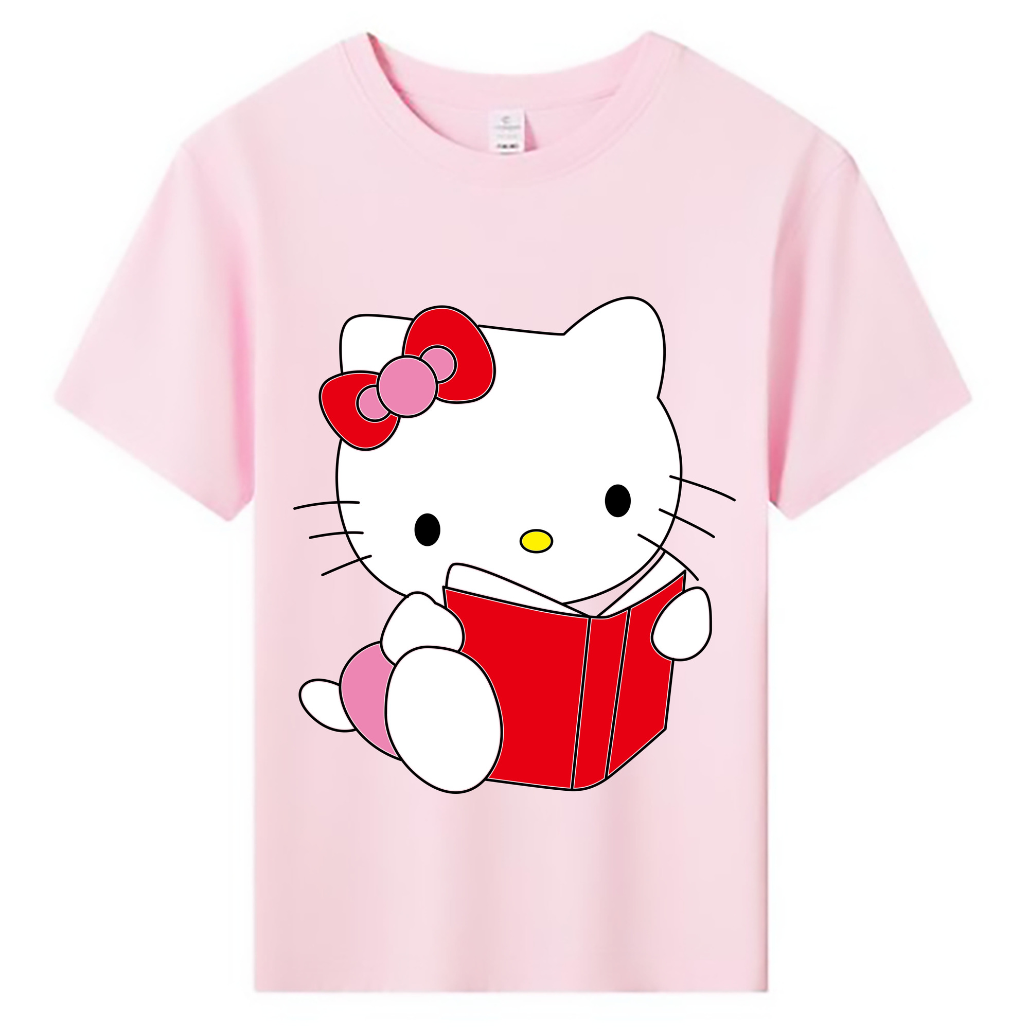 （画像用） Hello Kitty ハローキティ 綿100％キッズTシャツ（フロントプリント）