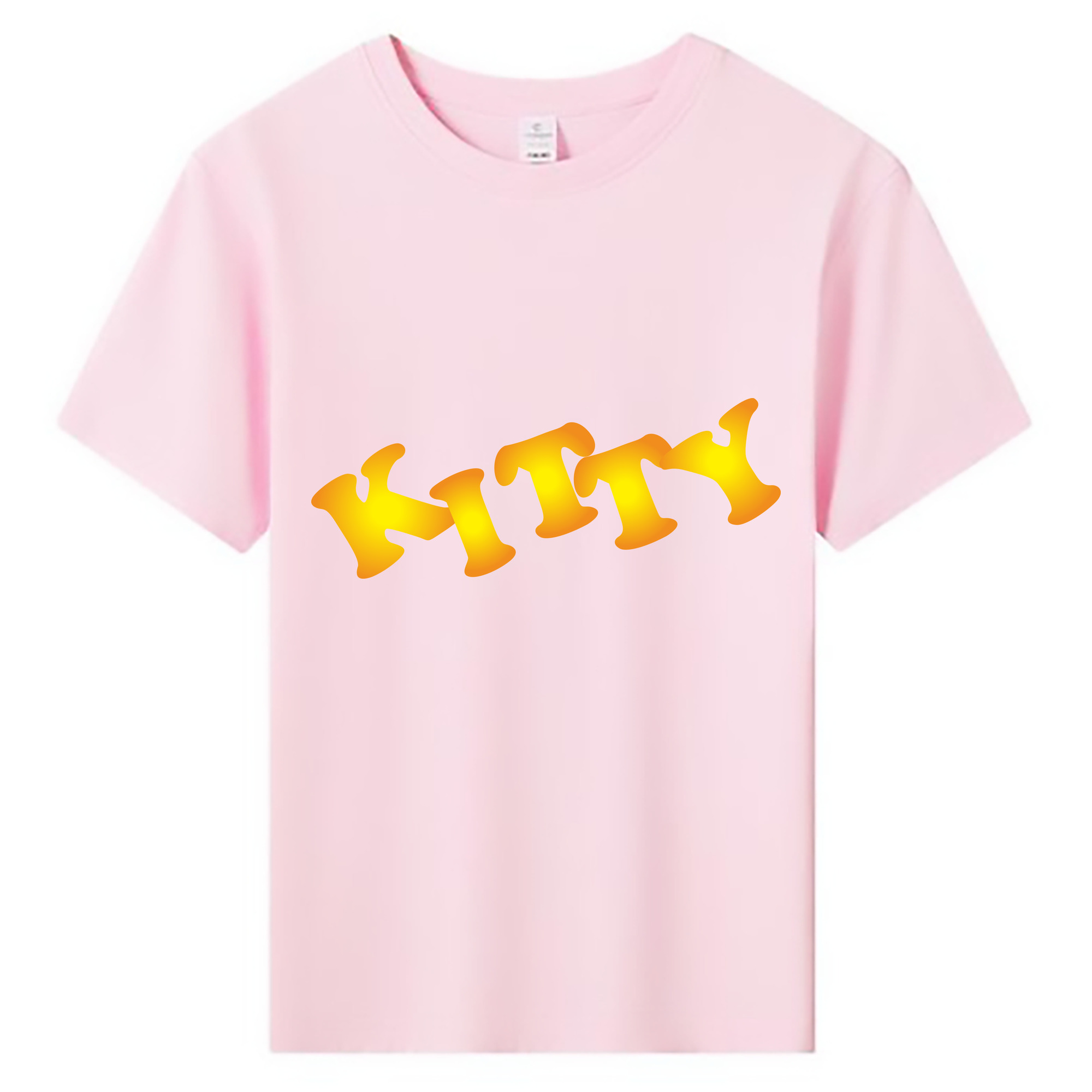 （画像用） Hello Kitty ハローキティ 綿100％キッズTシャツ（フロントプリント）
