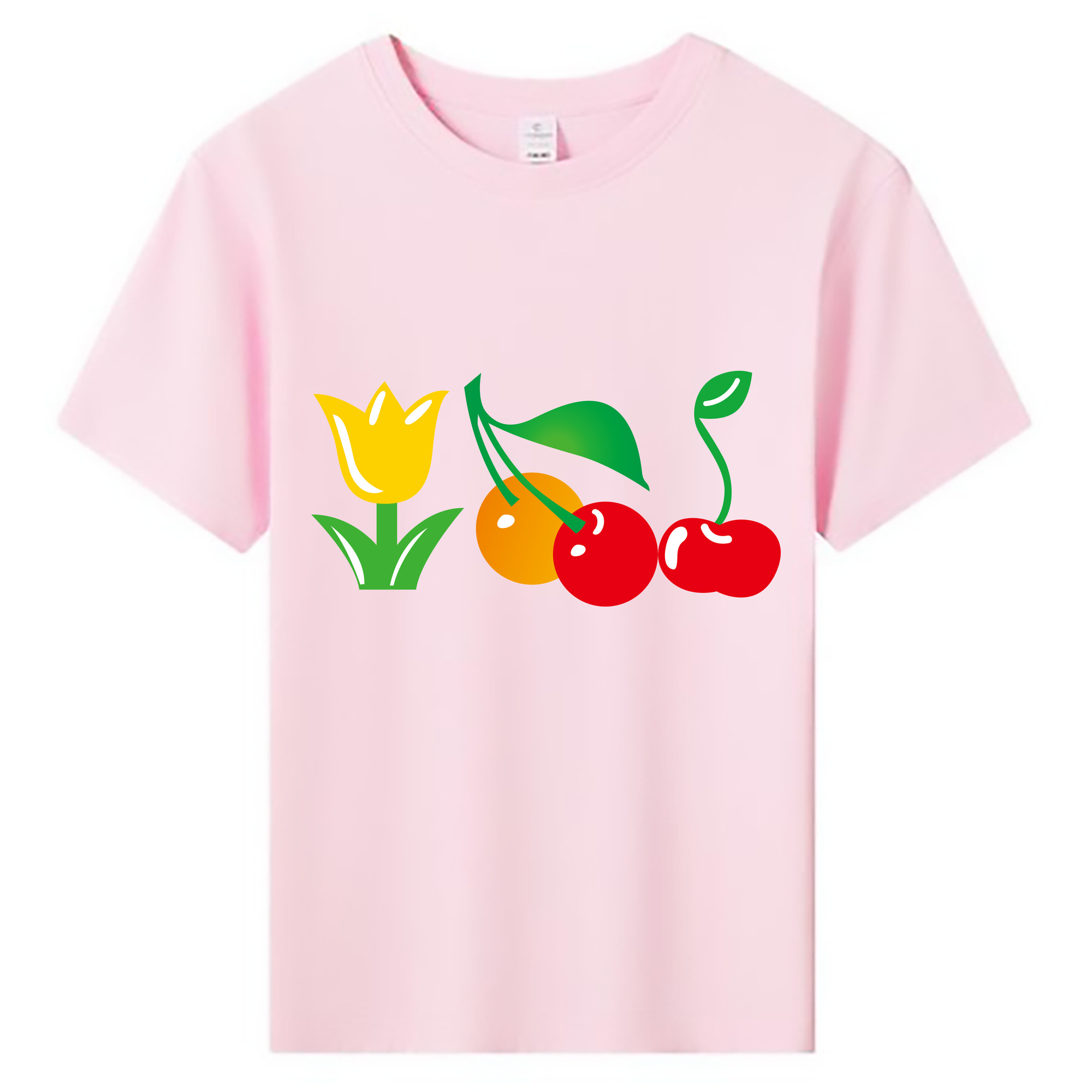 （画像用） Hello Kitty ハローキティ 綿100％キッズTシャツ（フロントプリント）
