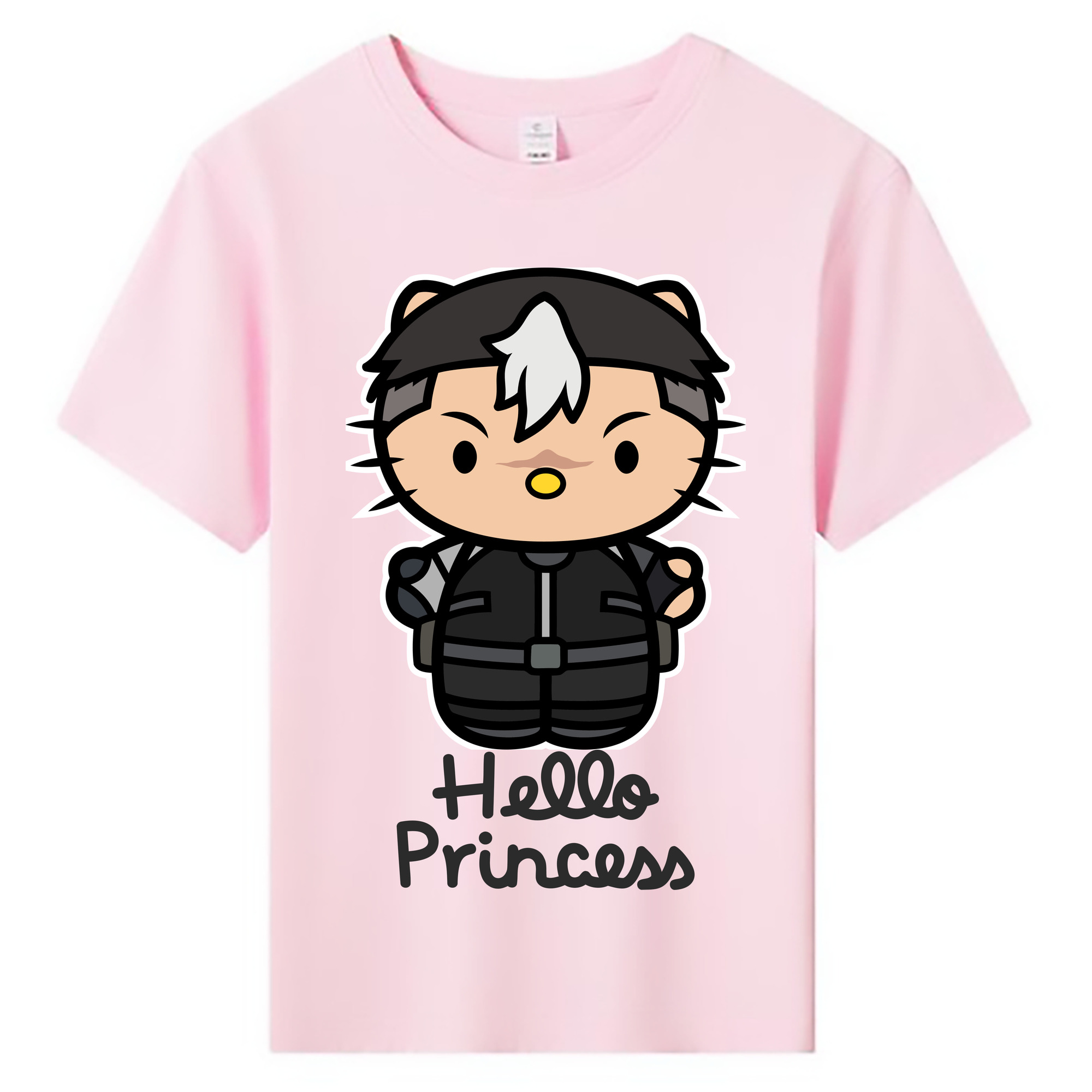 （画像用） Hello Kitty ハローキティ 綿100％キッズTシャツ（フロントプリント）
