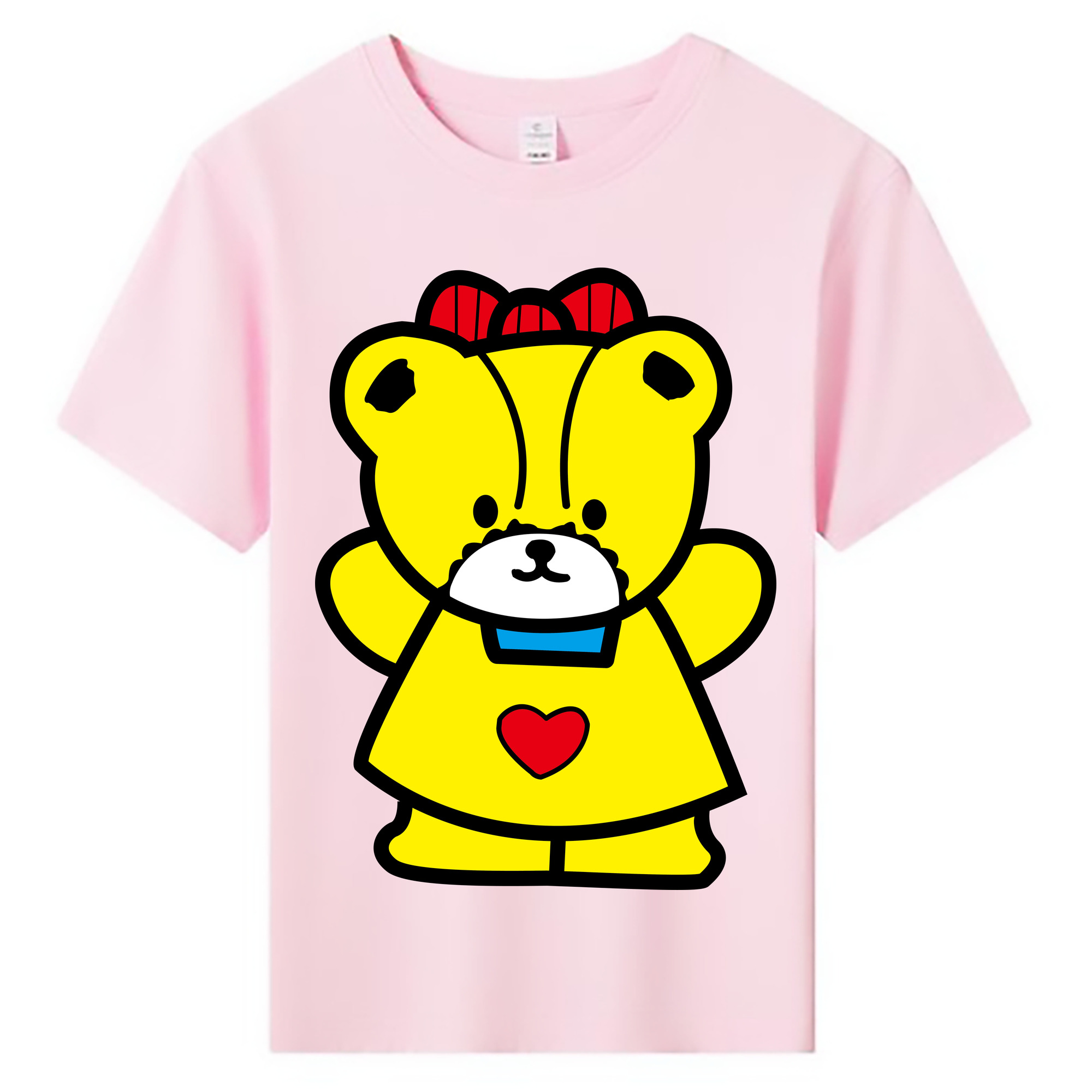 （画像用） Hello Kitty ハローキティ 綿100％キッズTシャツ（フロントプリント）