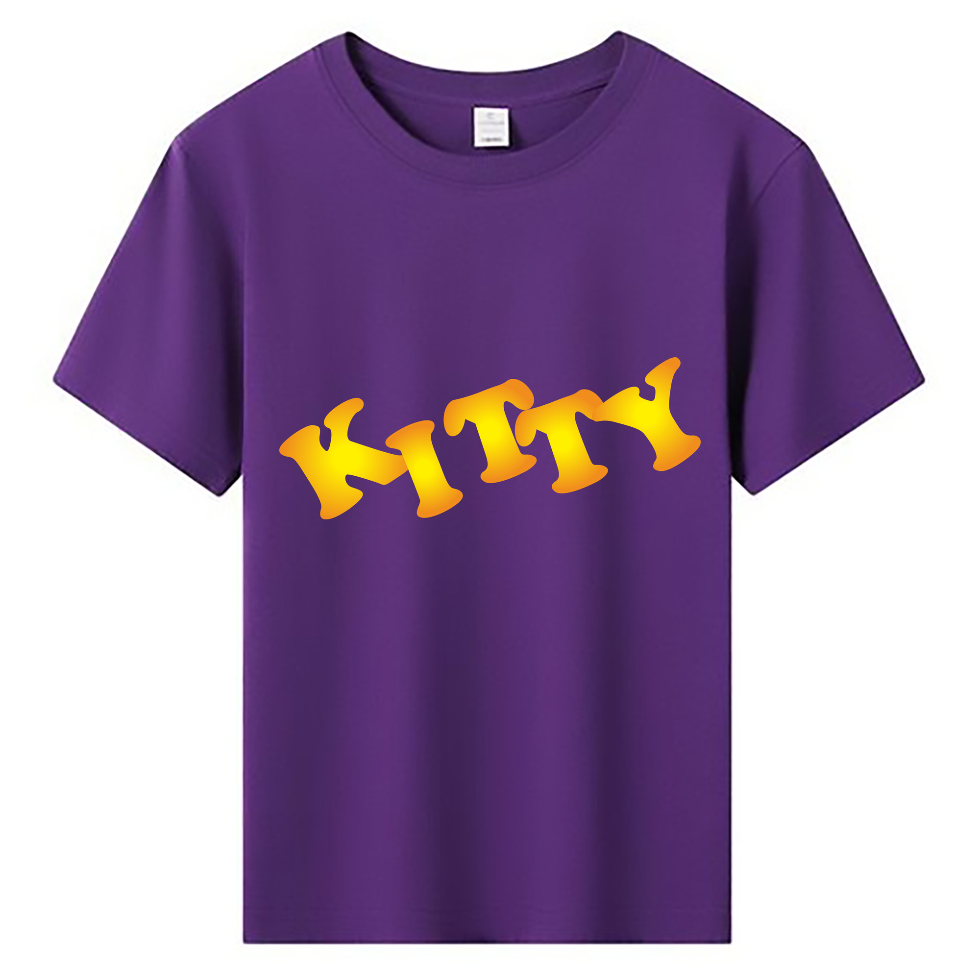 （画像用） Hello Kitty ハローキティ 綿100％キッズTシャツ（フロントプリント）