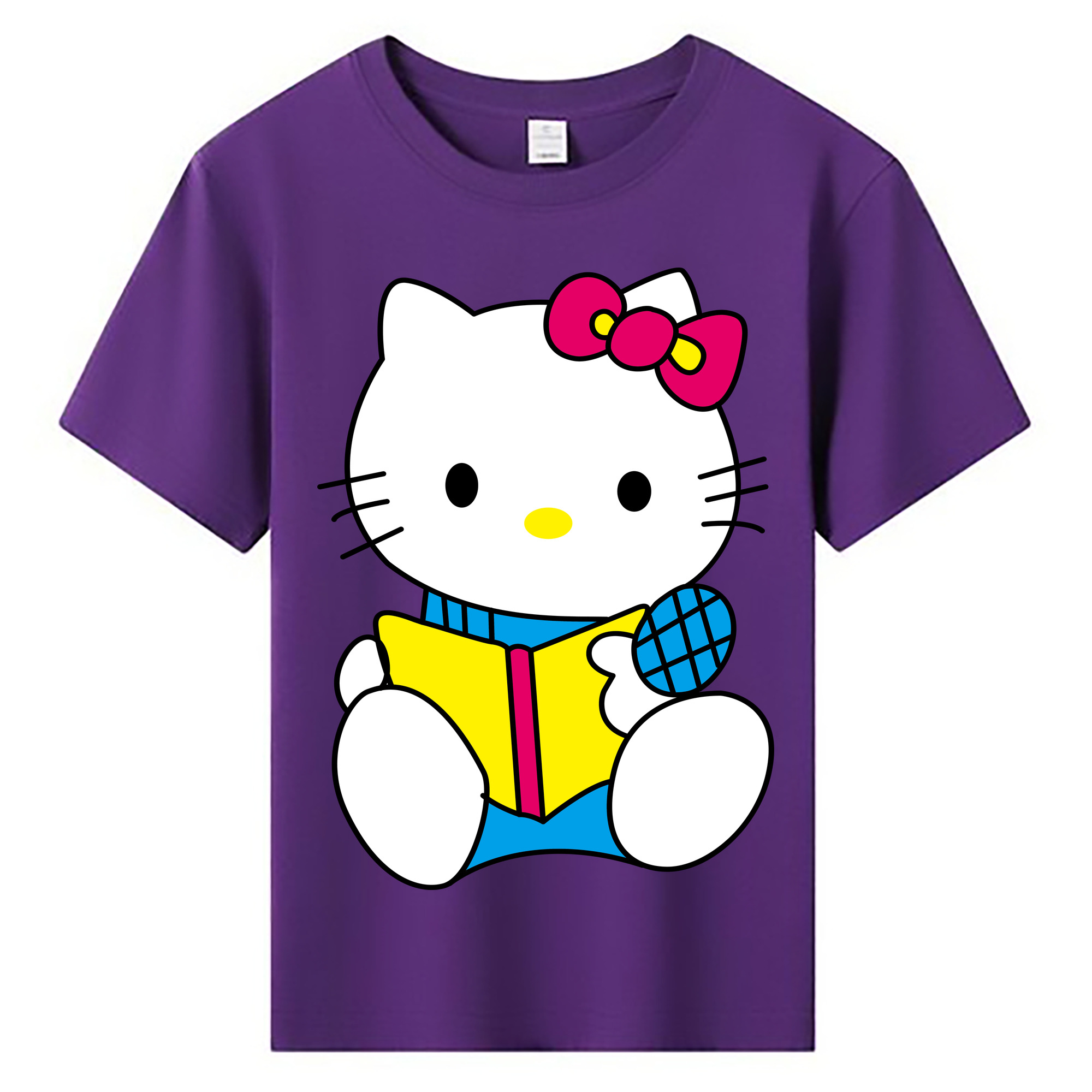 （画像用） Hello Kitty ハローキティ 綿100％キッズTシャツ（フロントプリント）